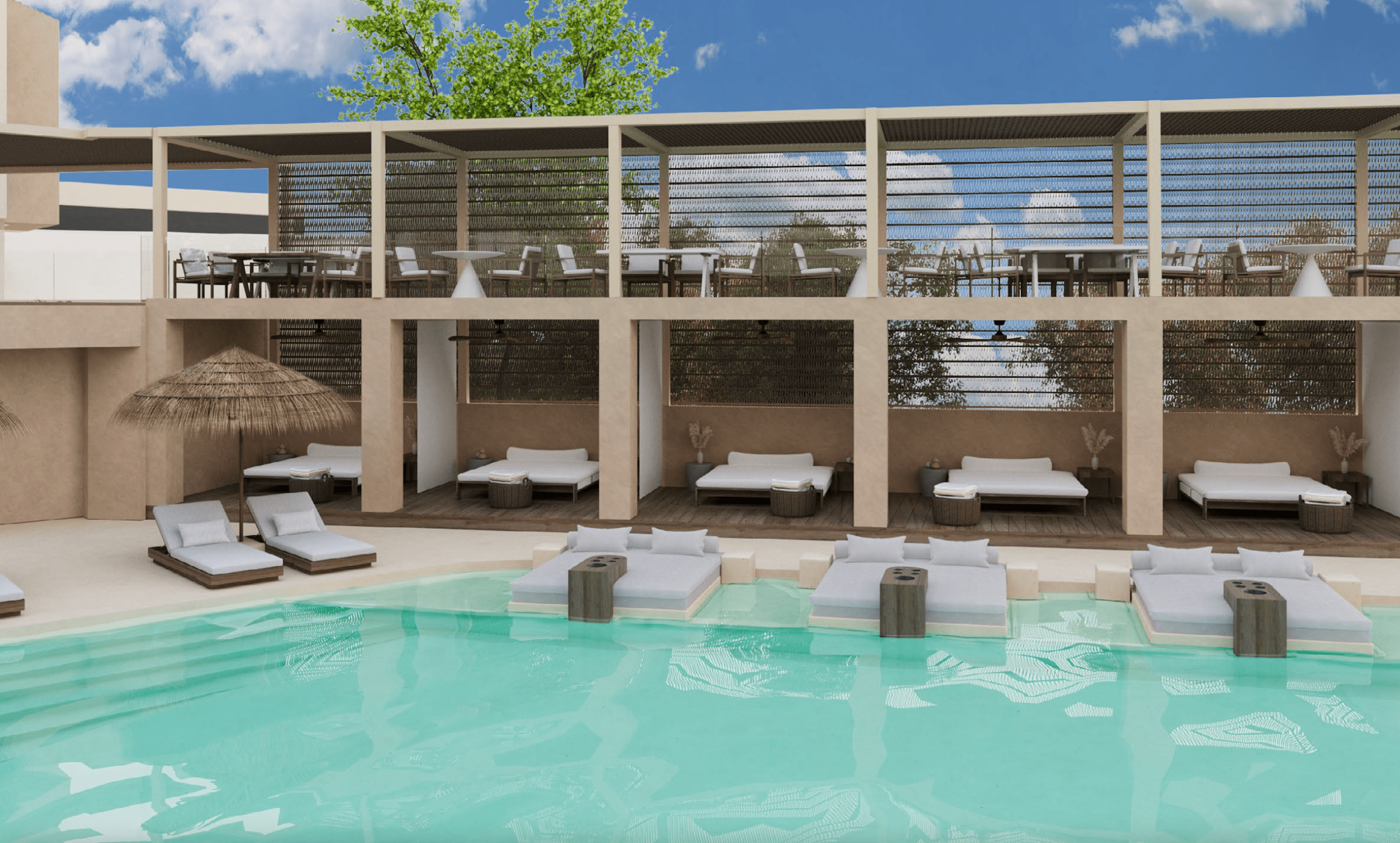 Apartments and duplexes in modern style, Lefkos 7