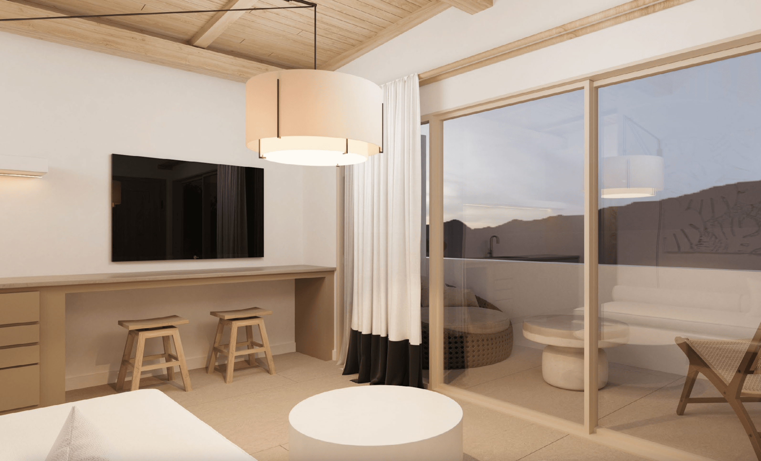 Apartments and duplexes in modern style, Lefkos 8