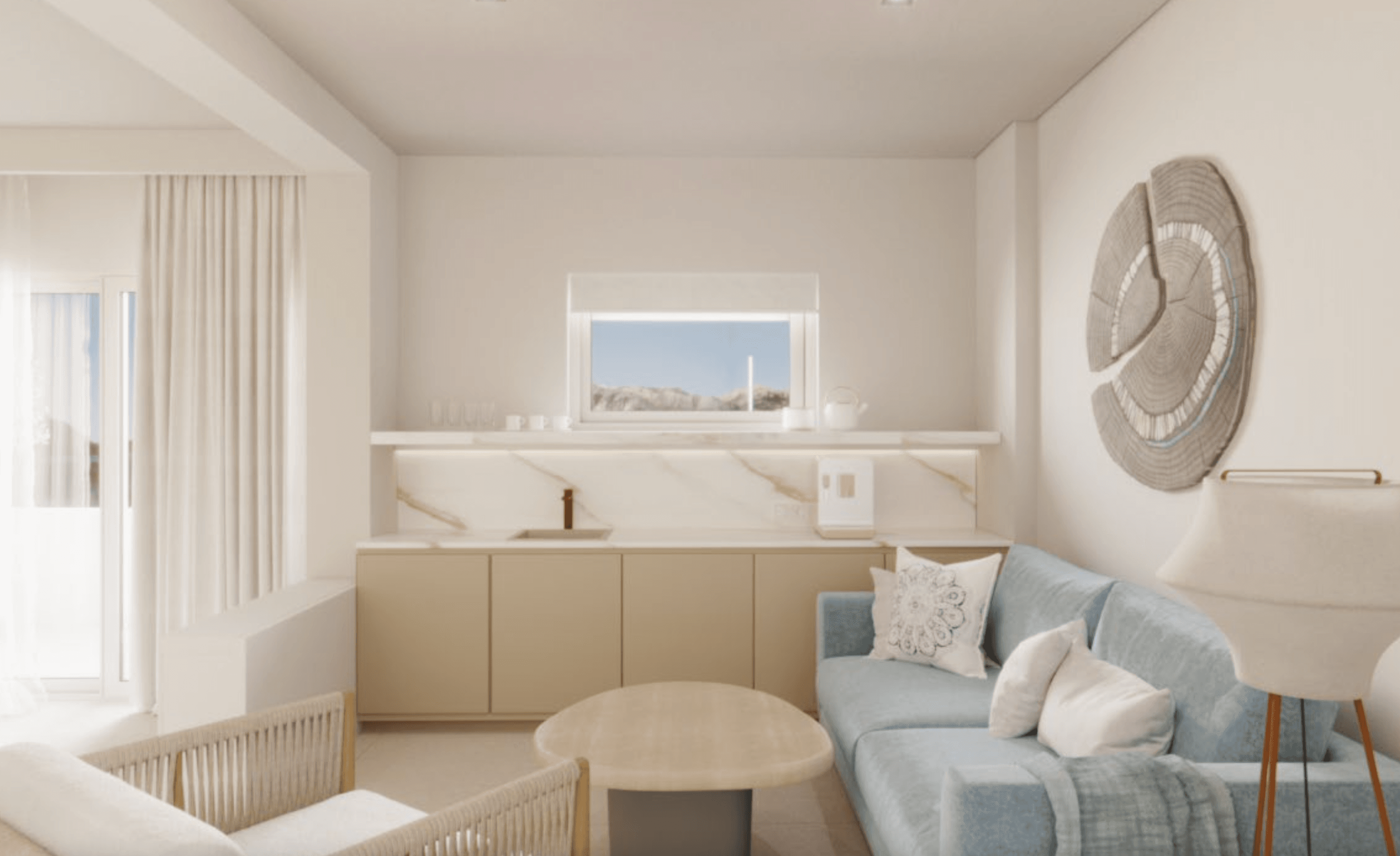 Apartments and duplexes in modern style, Lefkos 11