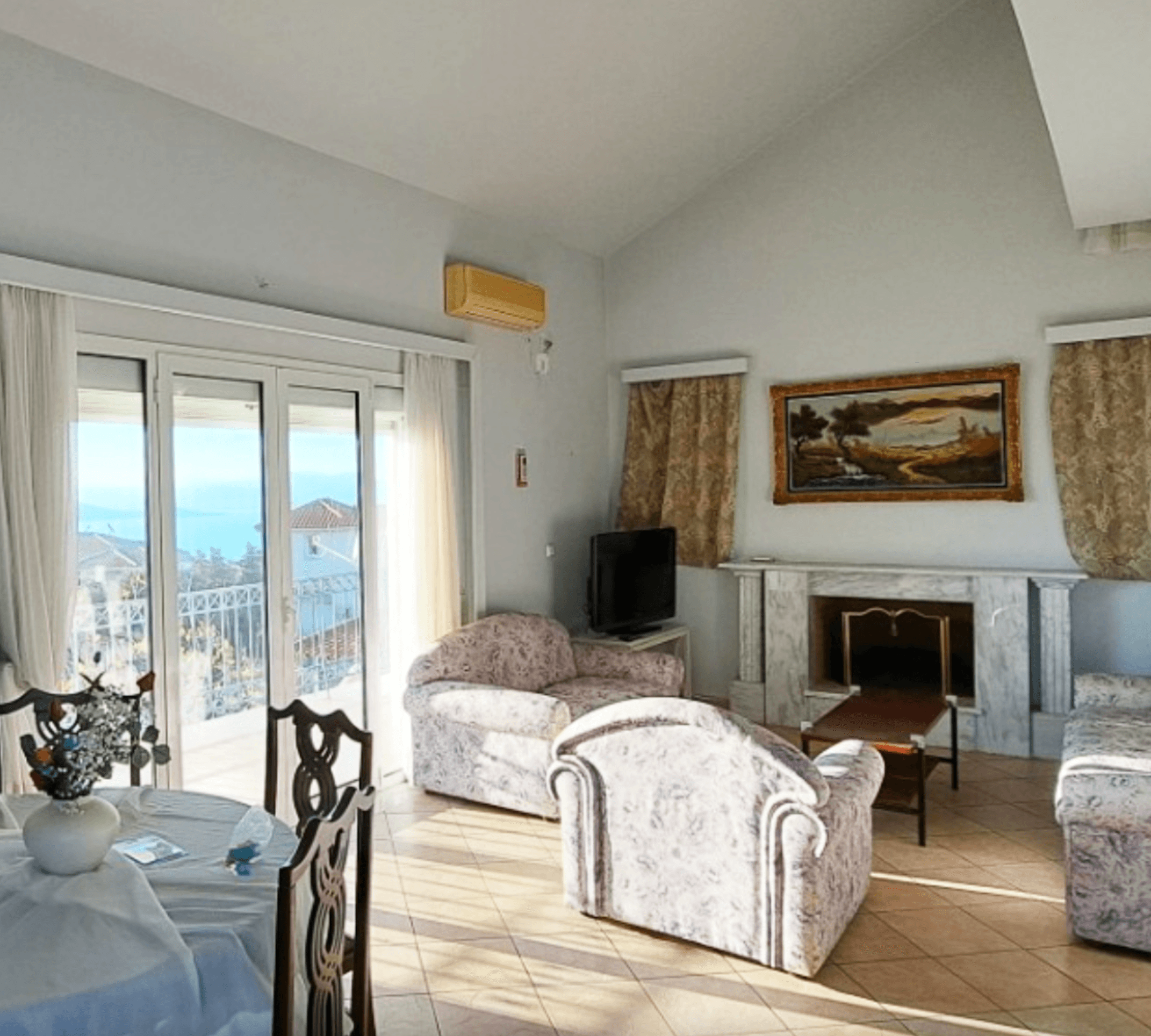 House in classical style, Theologos 6