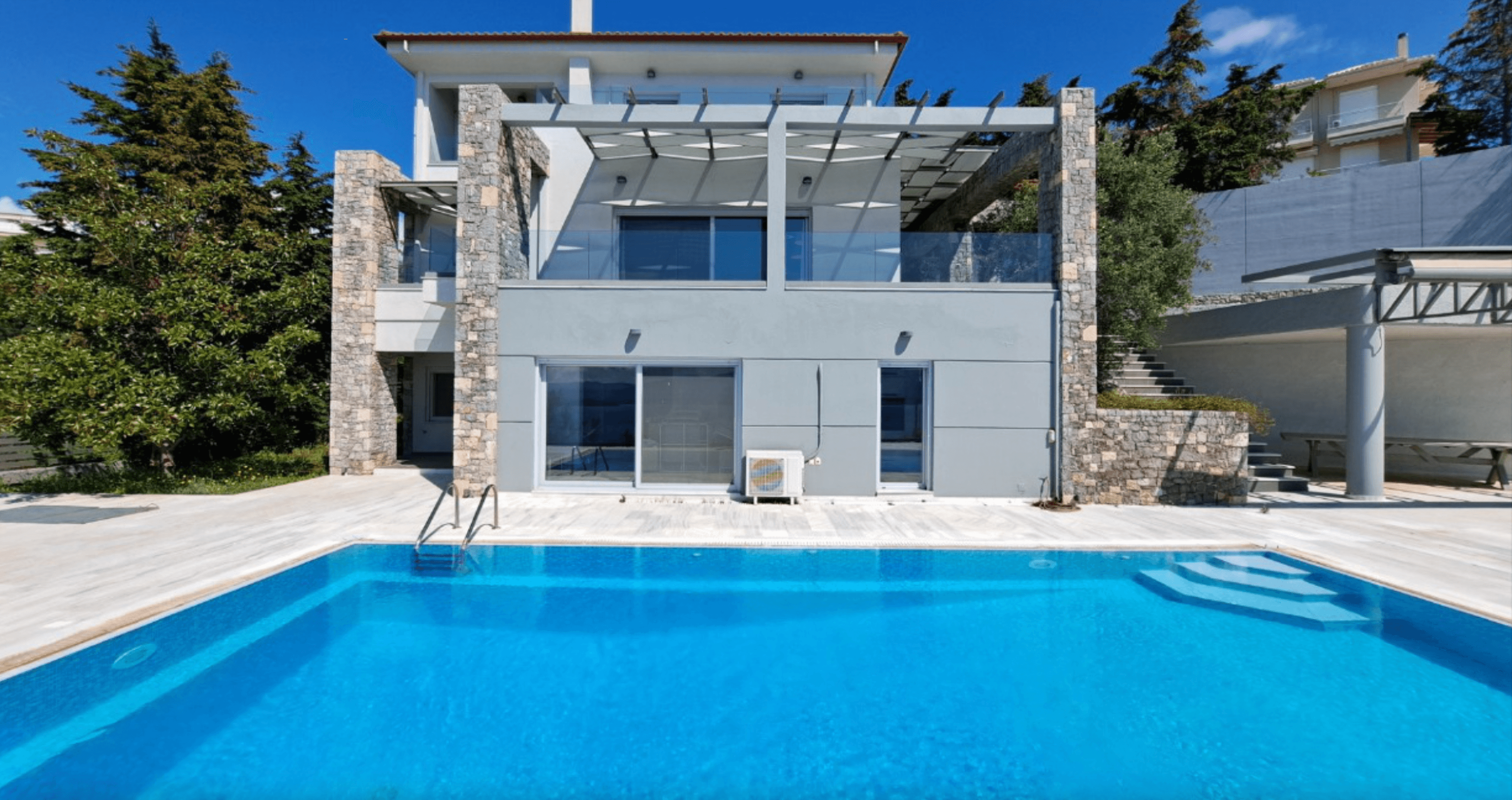 Luxury house with sea view, Theologos 1