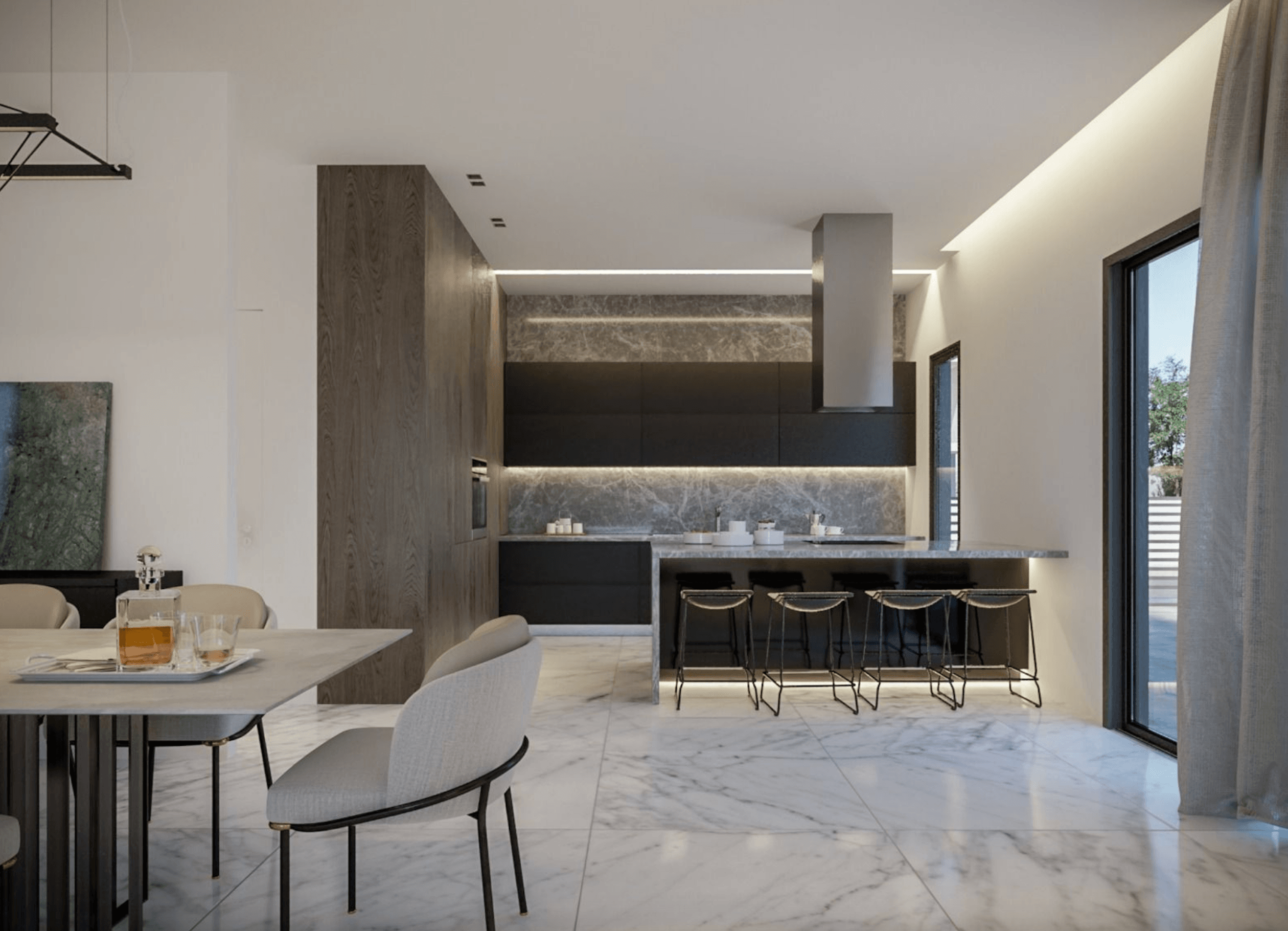 Apartments and villas in modern style, Chloraka, Paphos 7