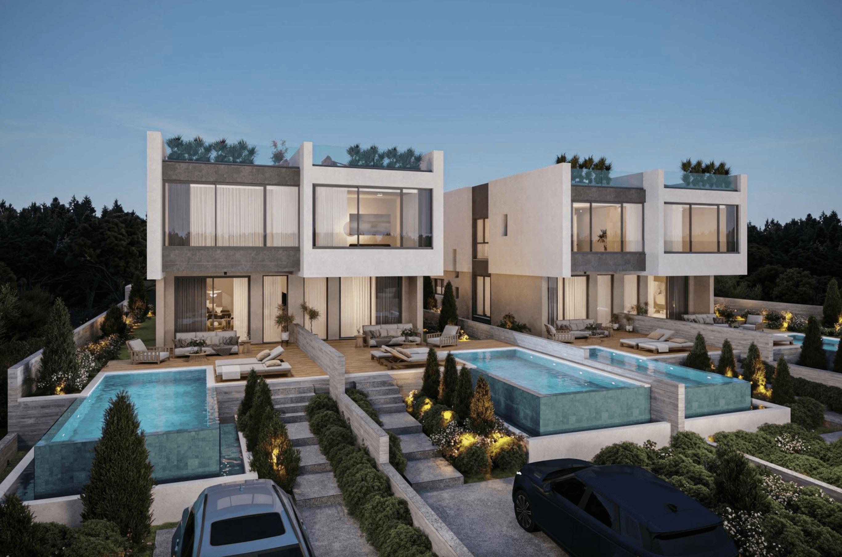 Apartments and villas in modern style, Chloraka, Paphos 2