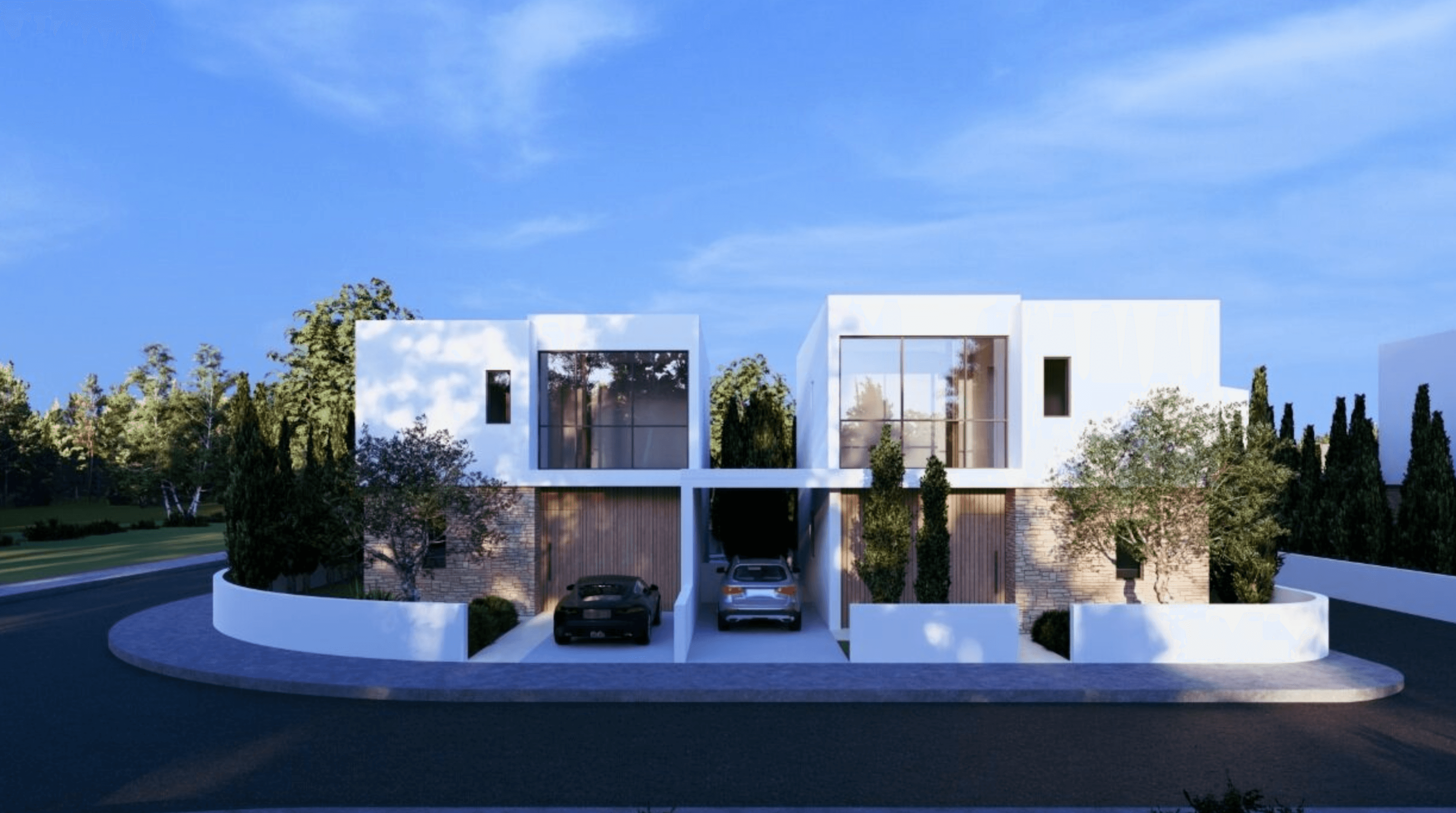 Elegant villas with covered verandas, Ineia, Paphos 9