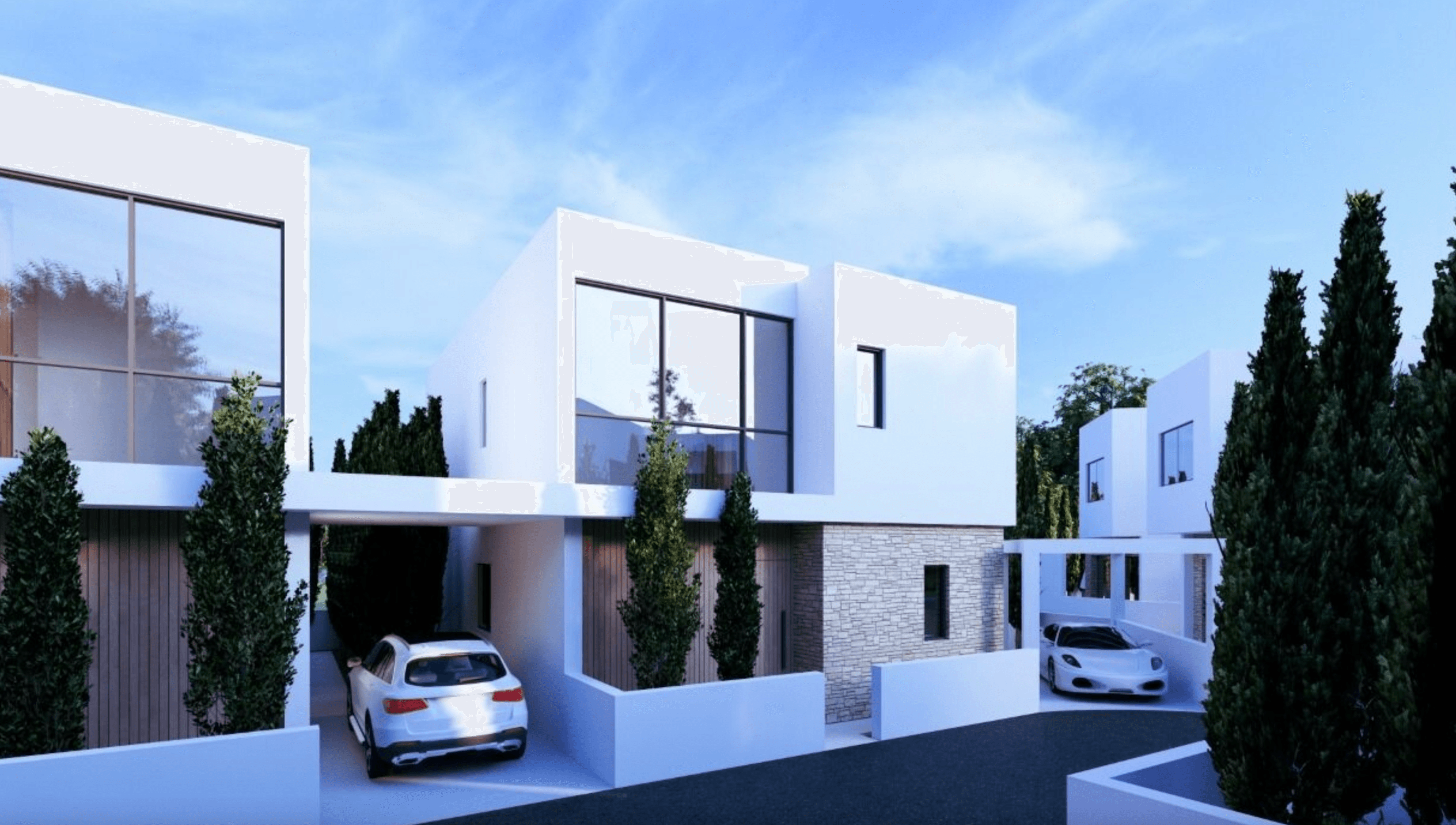 Elegant villas with covered verandas, Ineia, Paphos 4