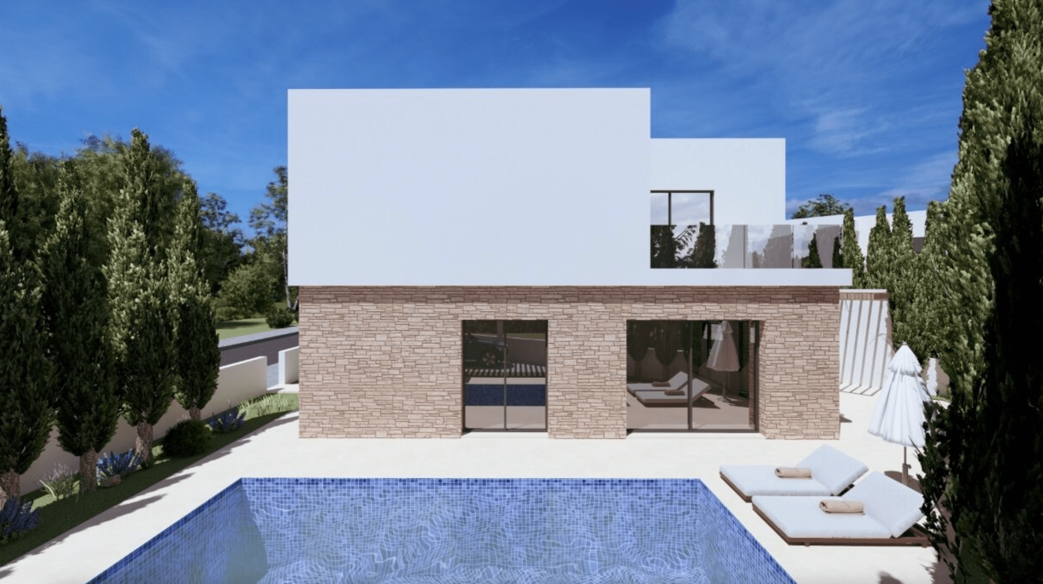 Elegant villas with covered verandas, Ineia, Paphos 8
