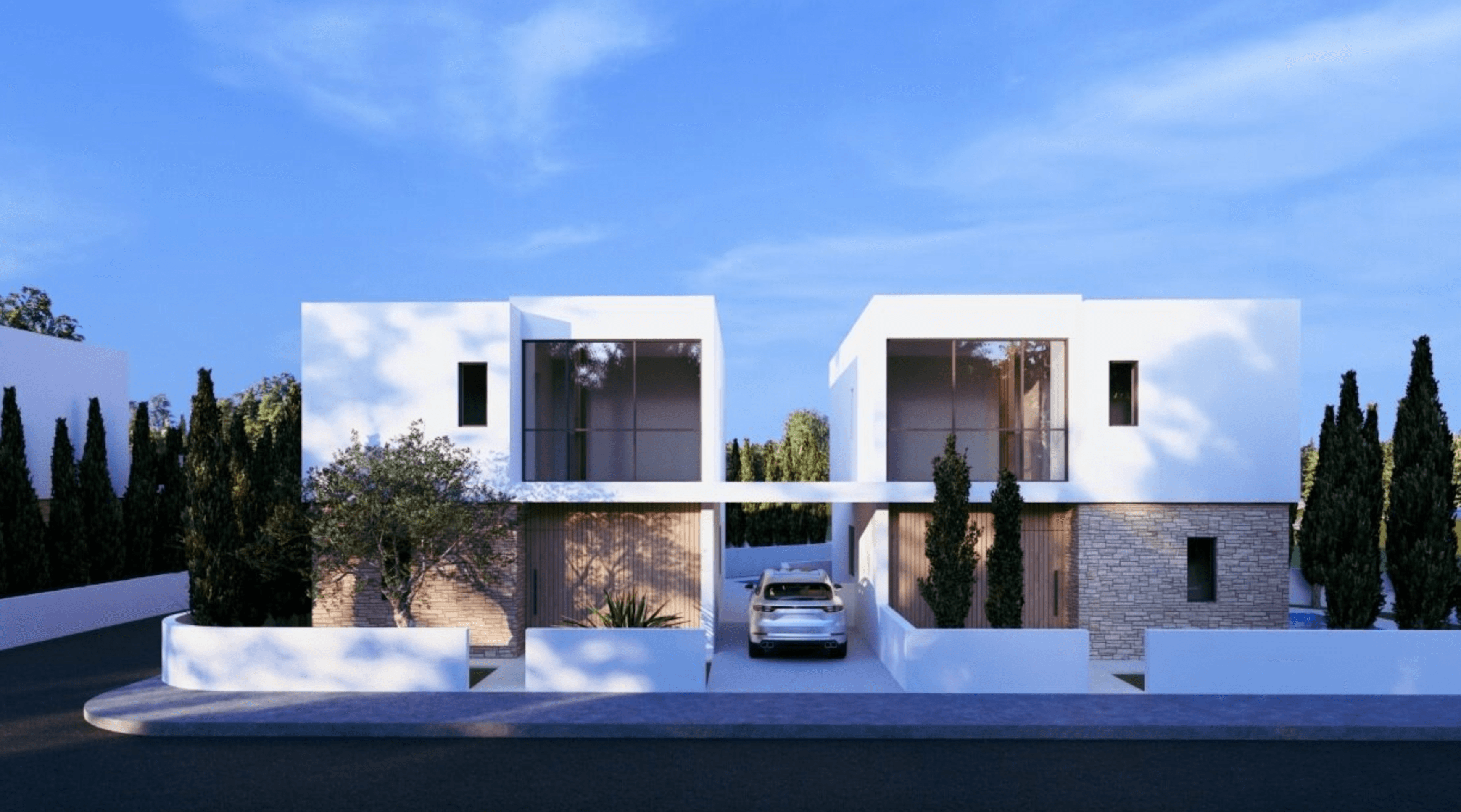 Elegant villas with covered verandas, Ineia, Paphos 7