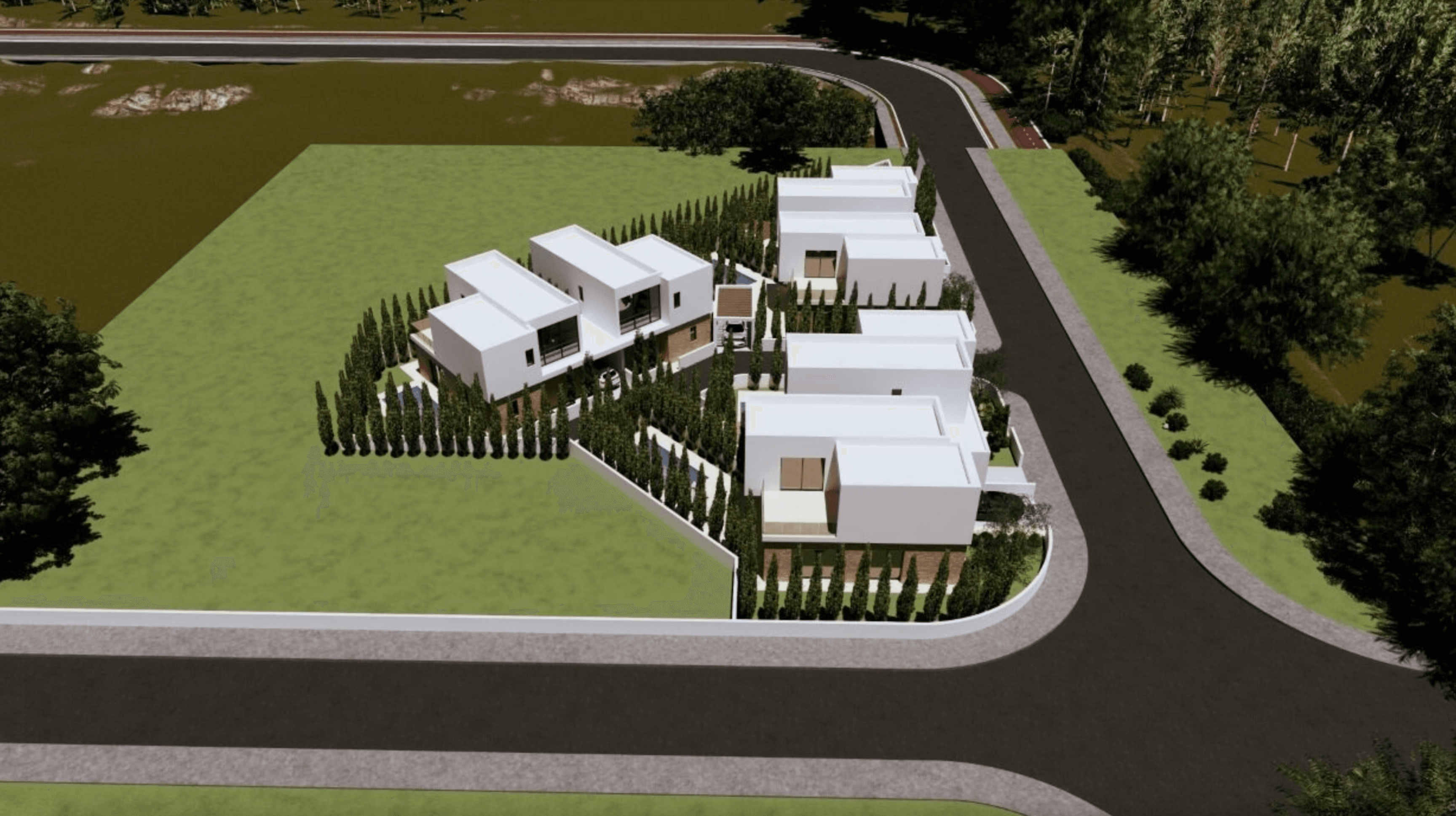 Elegant villas with covered verandas, Ineia, Paphos 10