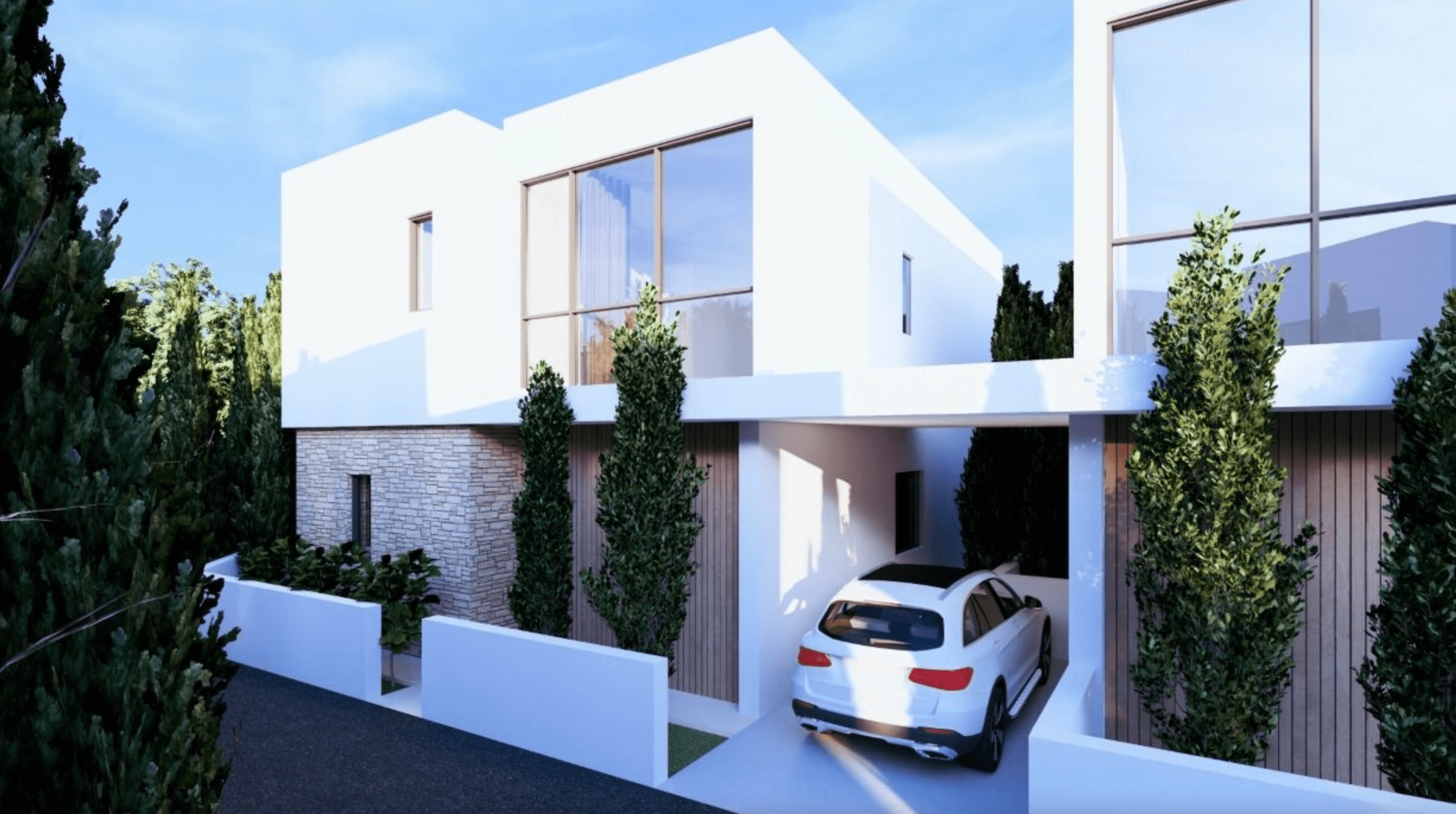 Elegant villas with covered verandas, Ineia, Paphos 3