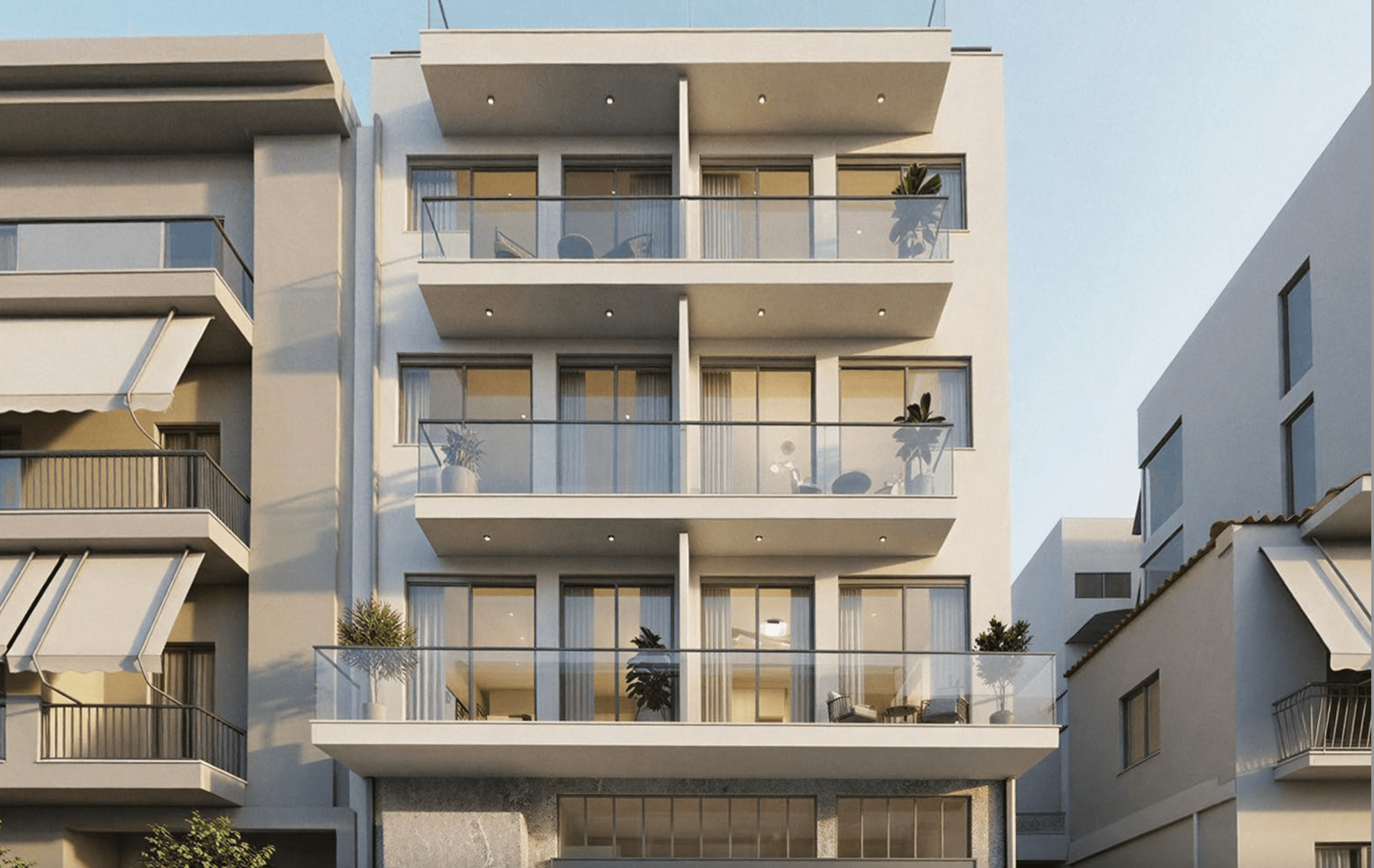 Elegant apartments in modern style, Kallithea, Athens 1