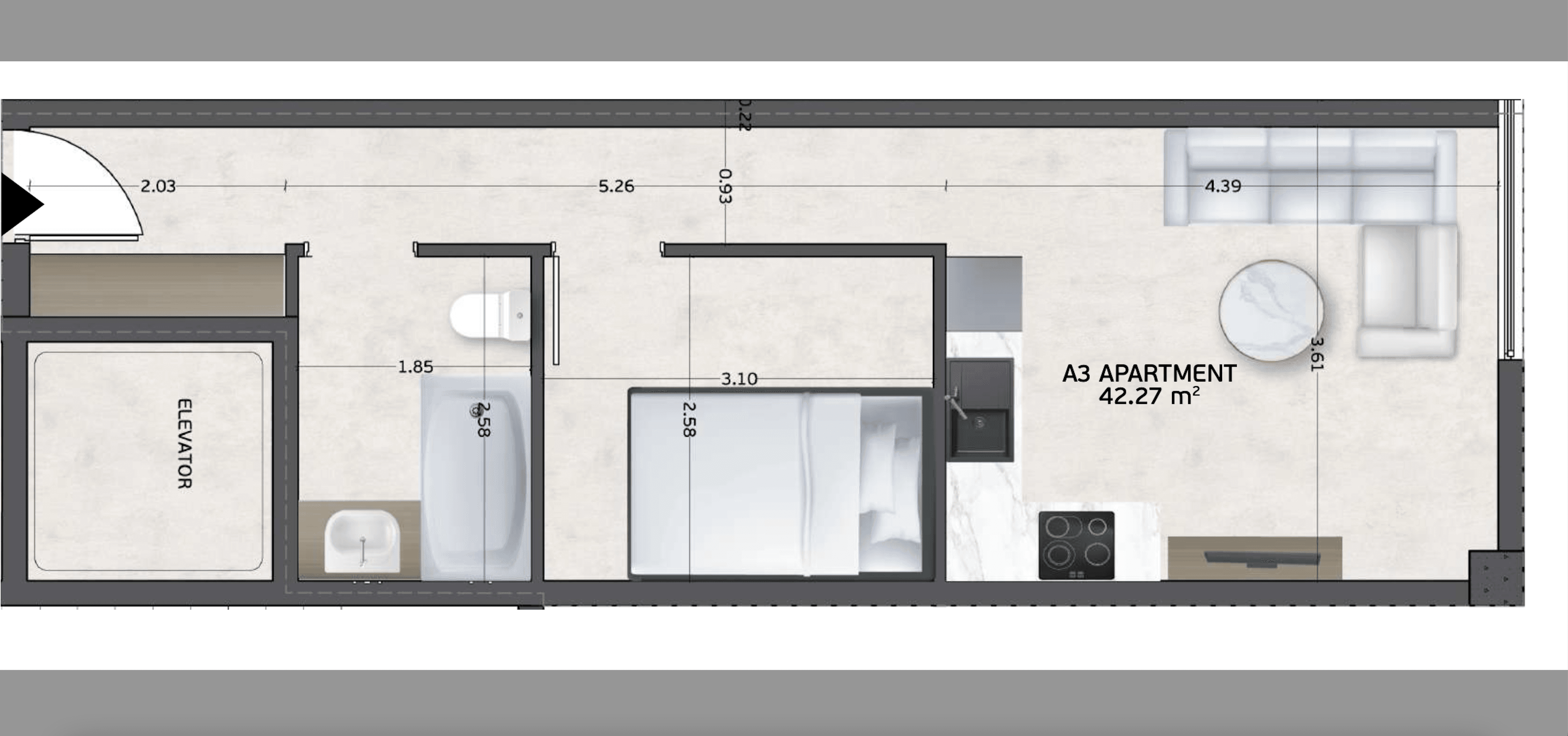 Stylish apartments, Kallithea, Athens 12