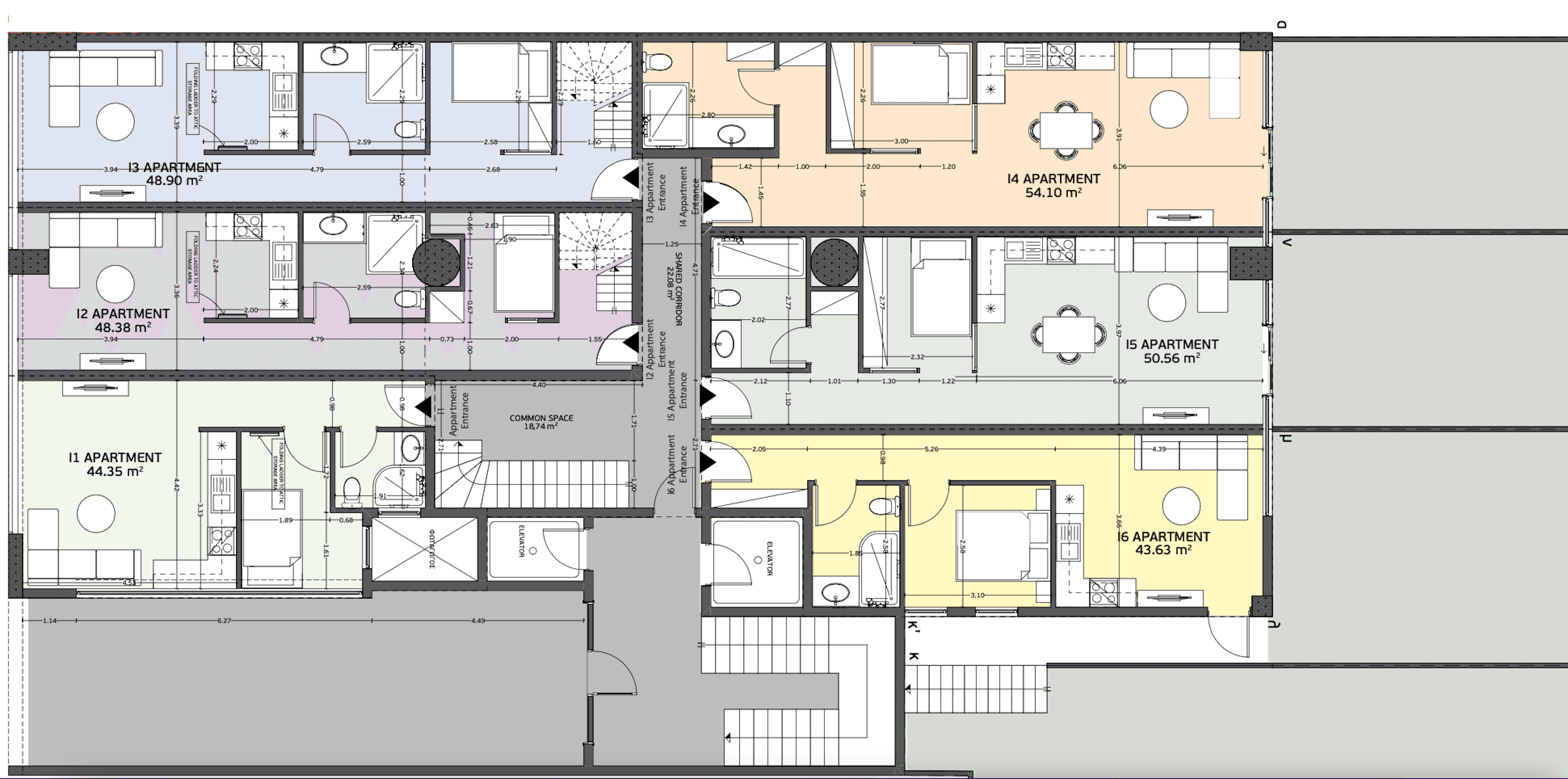 Stylish apartments, Kallithea, Athens 11