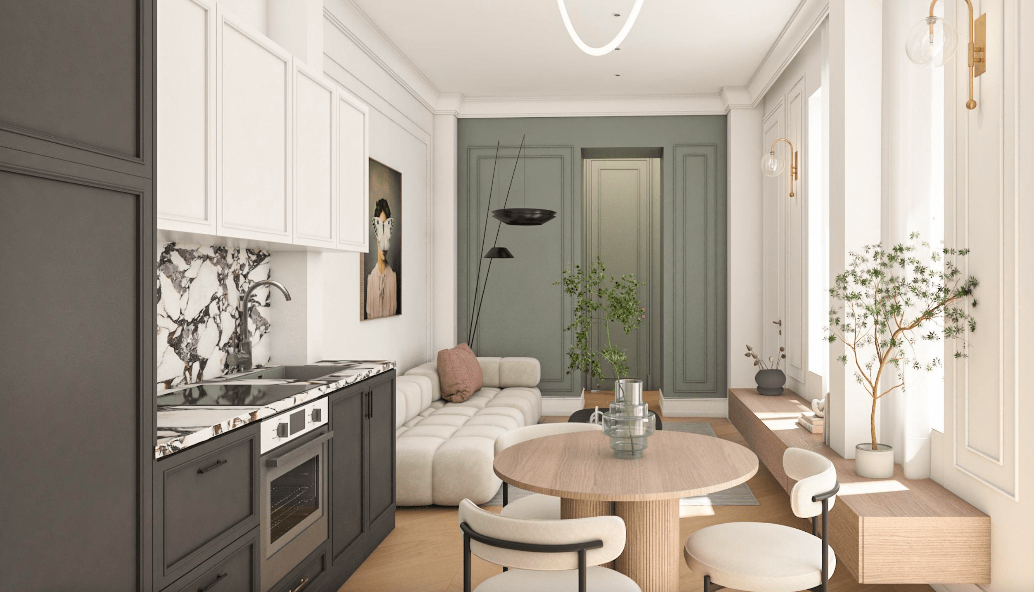 Apartments in neoclassical style with guaranteed income, Piraeus, Athens 4