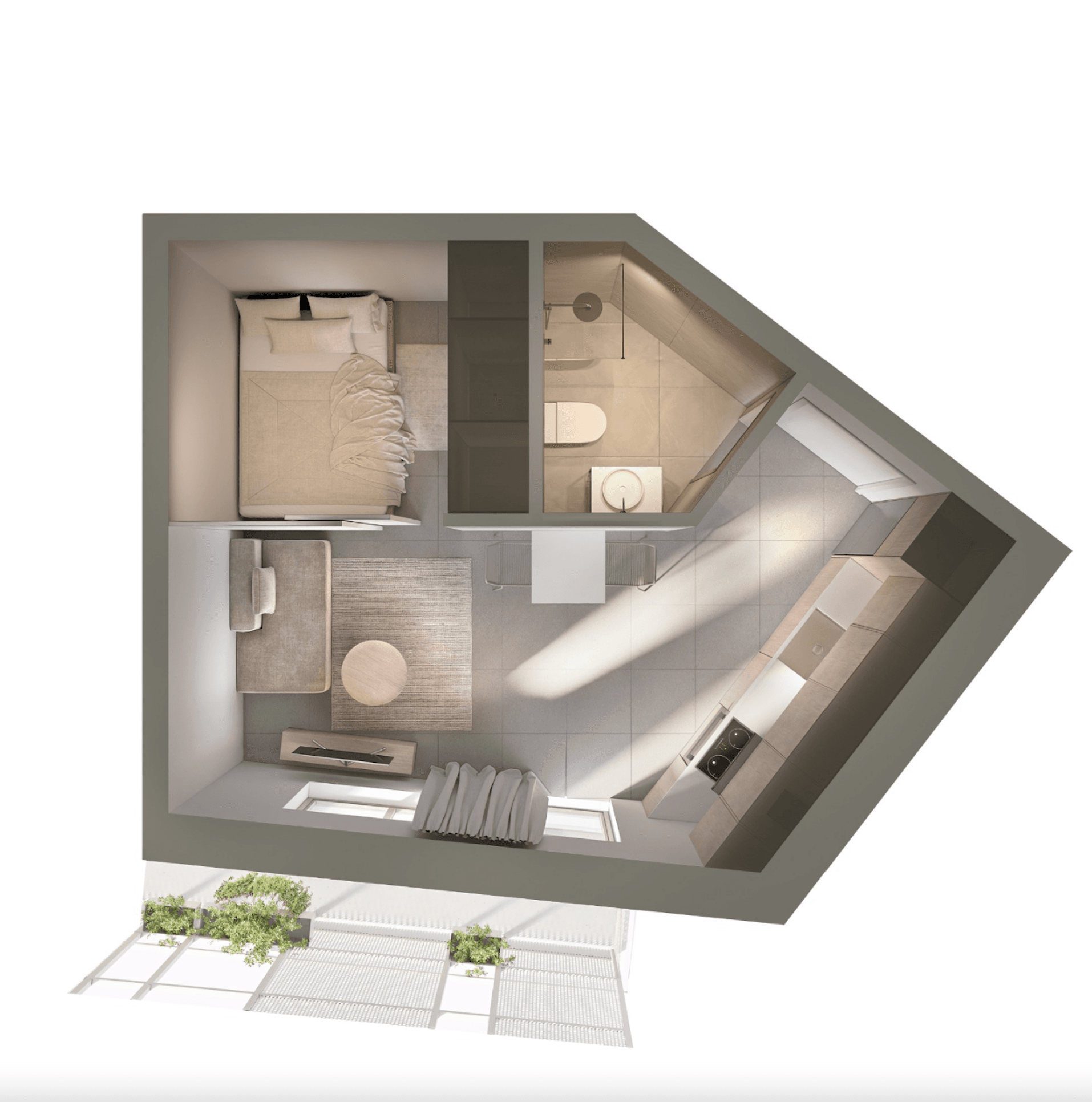 Cosy apartments, Moschato, Athens 17