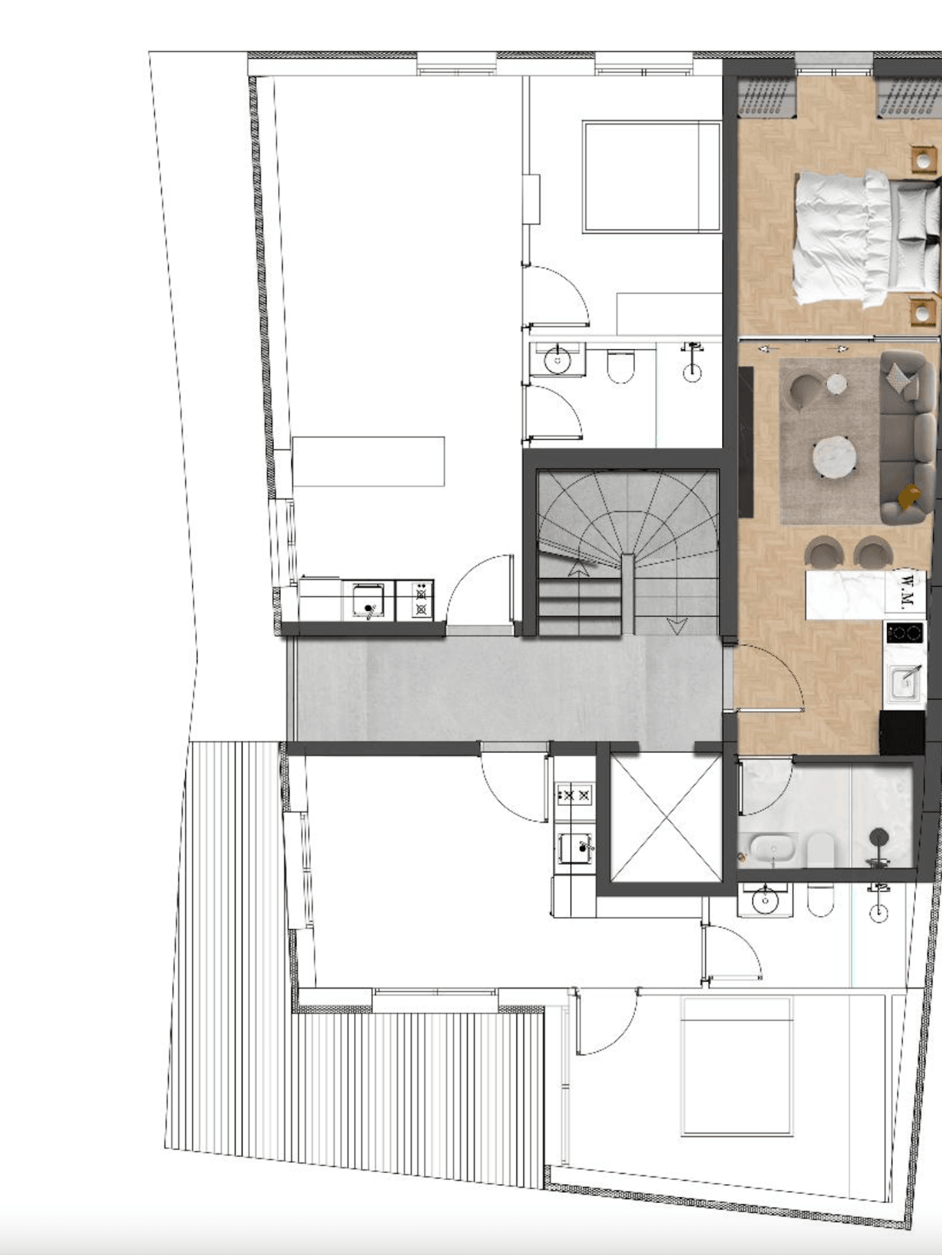 Stylish studios, apartments, Kallimarmaro, Athens 16