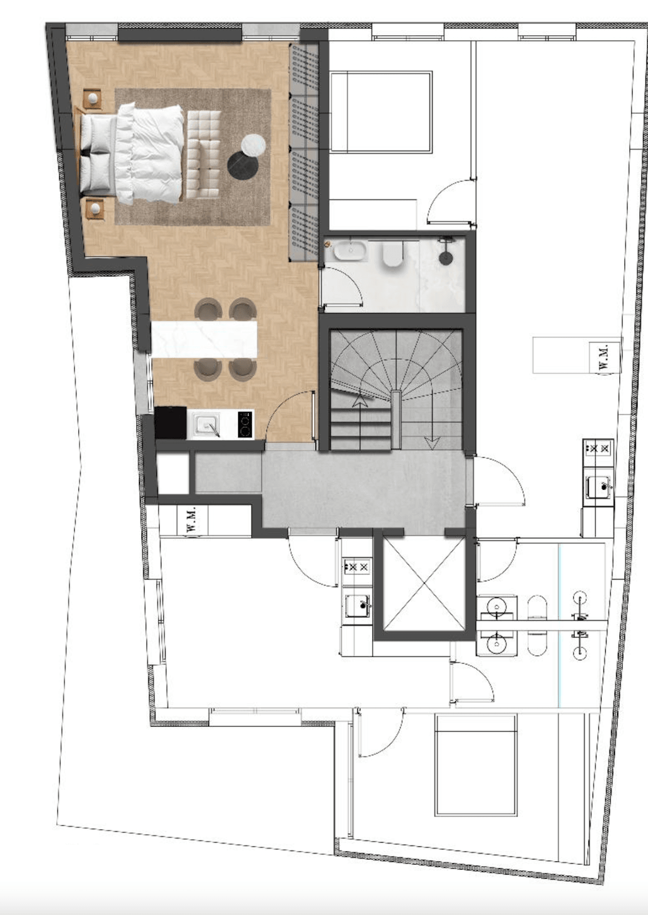 Stylish studios, apartments, Kallimarmaro, Athens 15