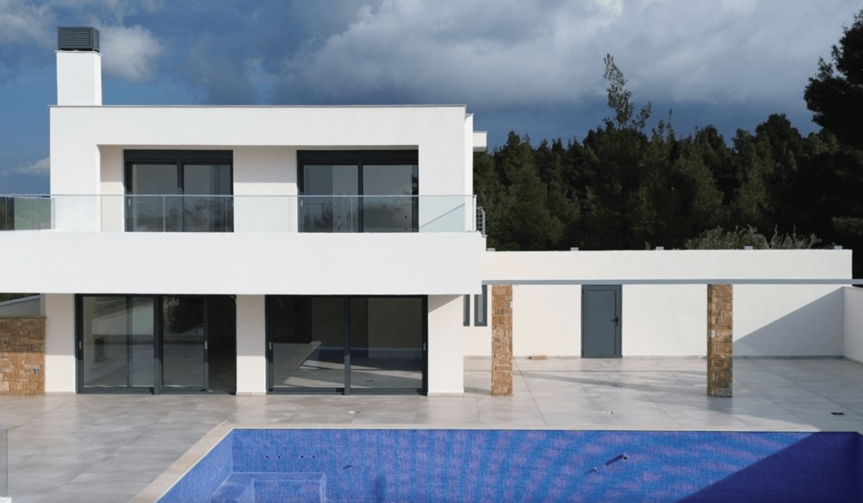 Villa with modern elements, Siviri 2