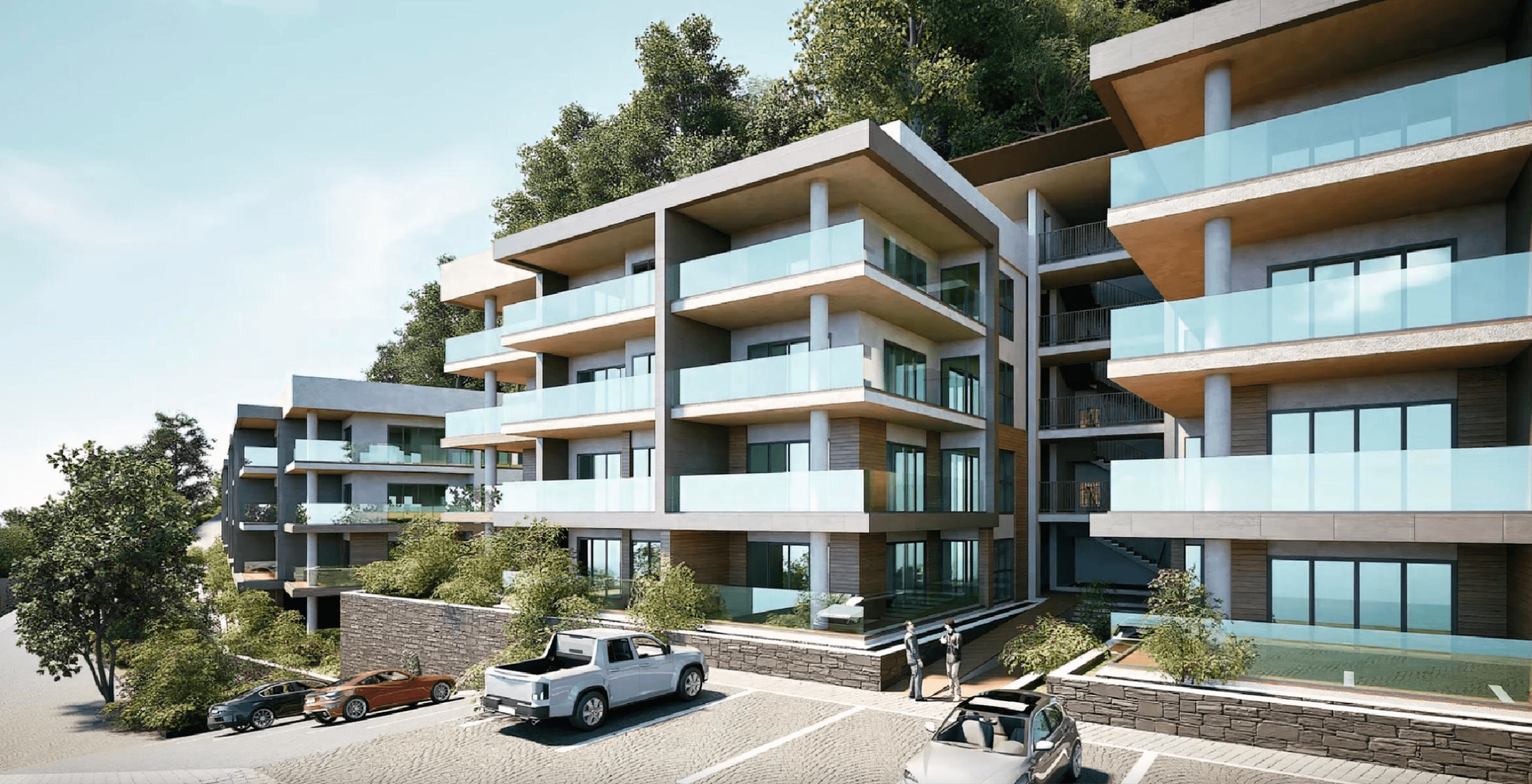 Apartments and villas in luxury resort on the seaside 4