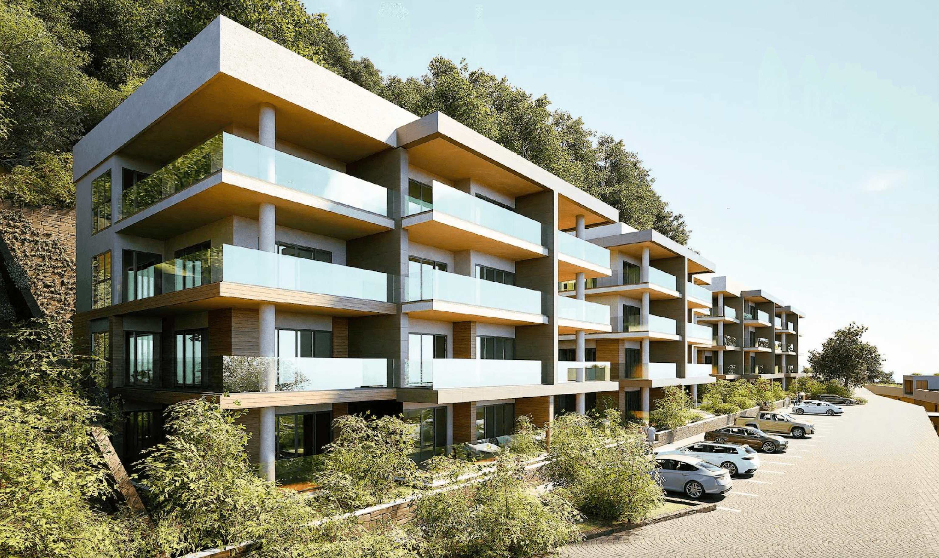 Apartments and villas in luxury resort on the seaside 3