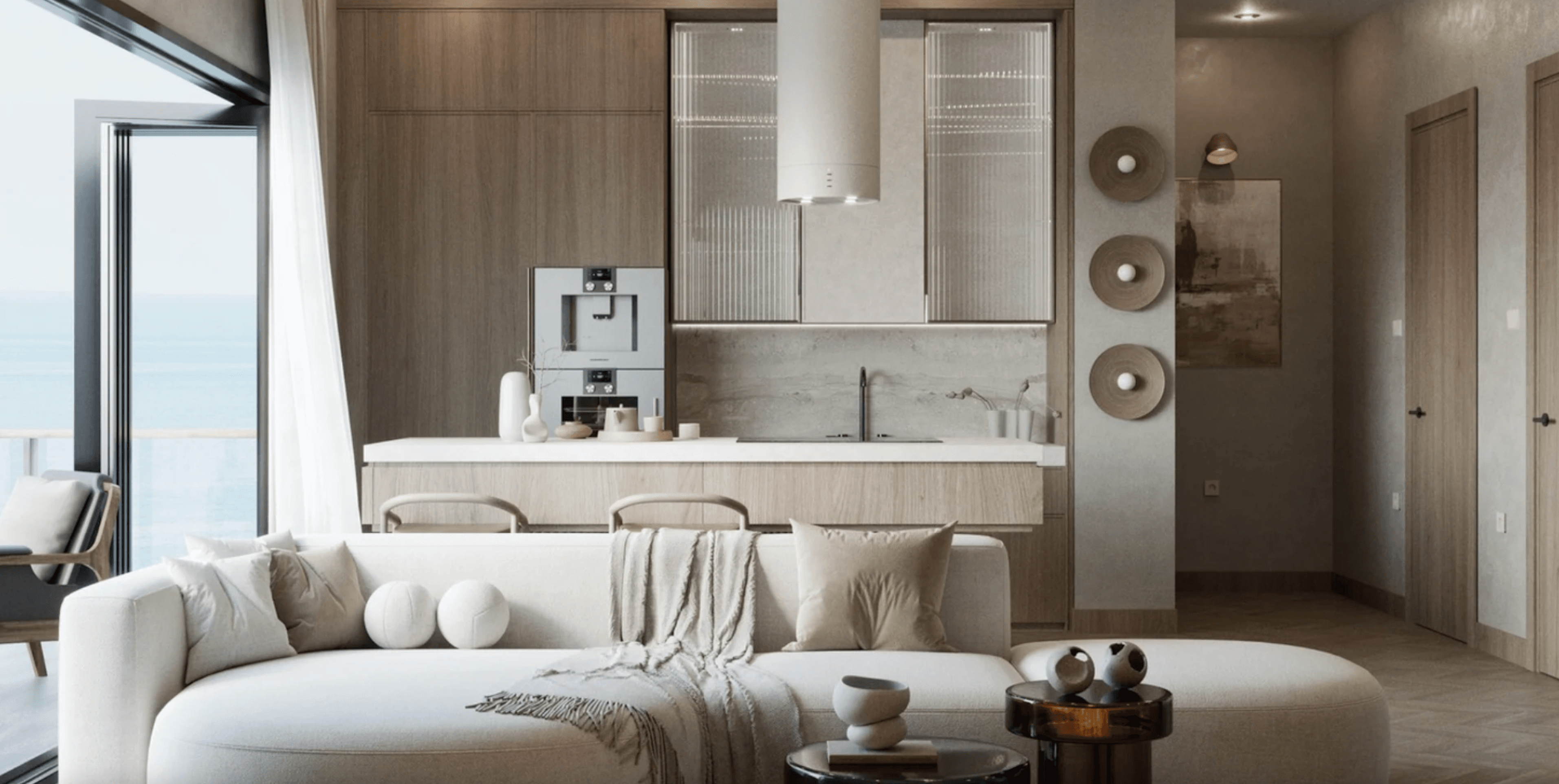Apartments and villas in luxury resort on the seaside 11