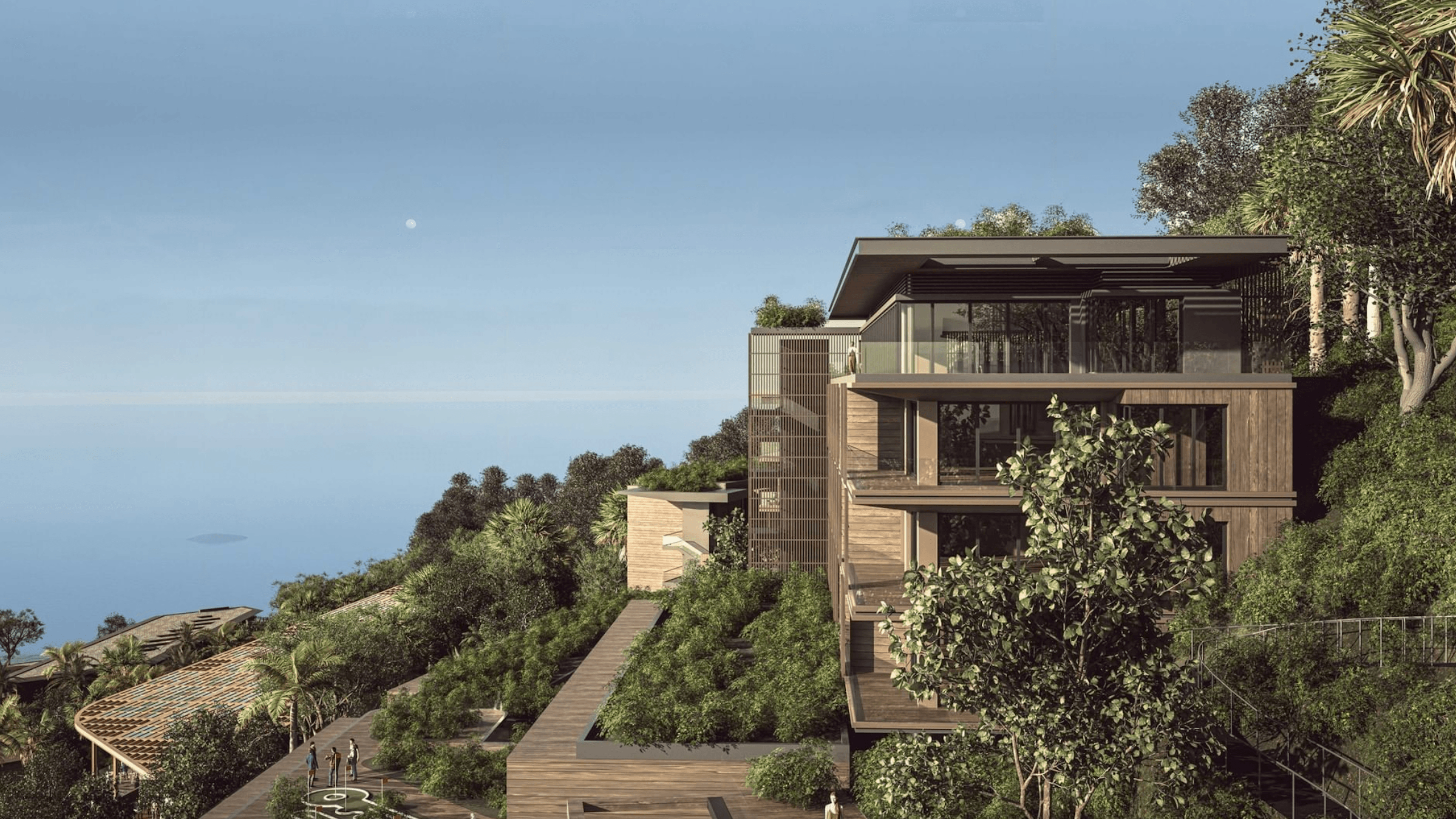 Apartments and villas in luxury resort on the seaside 6