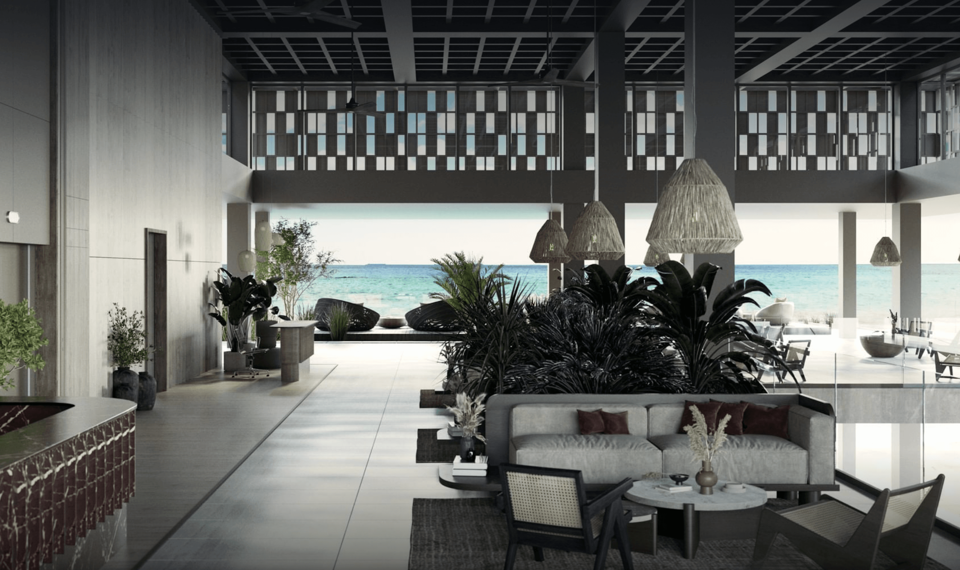 Apartments and villas in luxury resort on the seaside 12