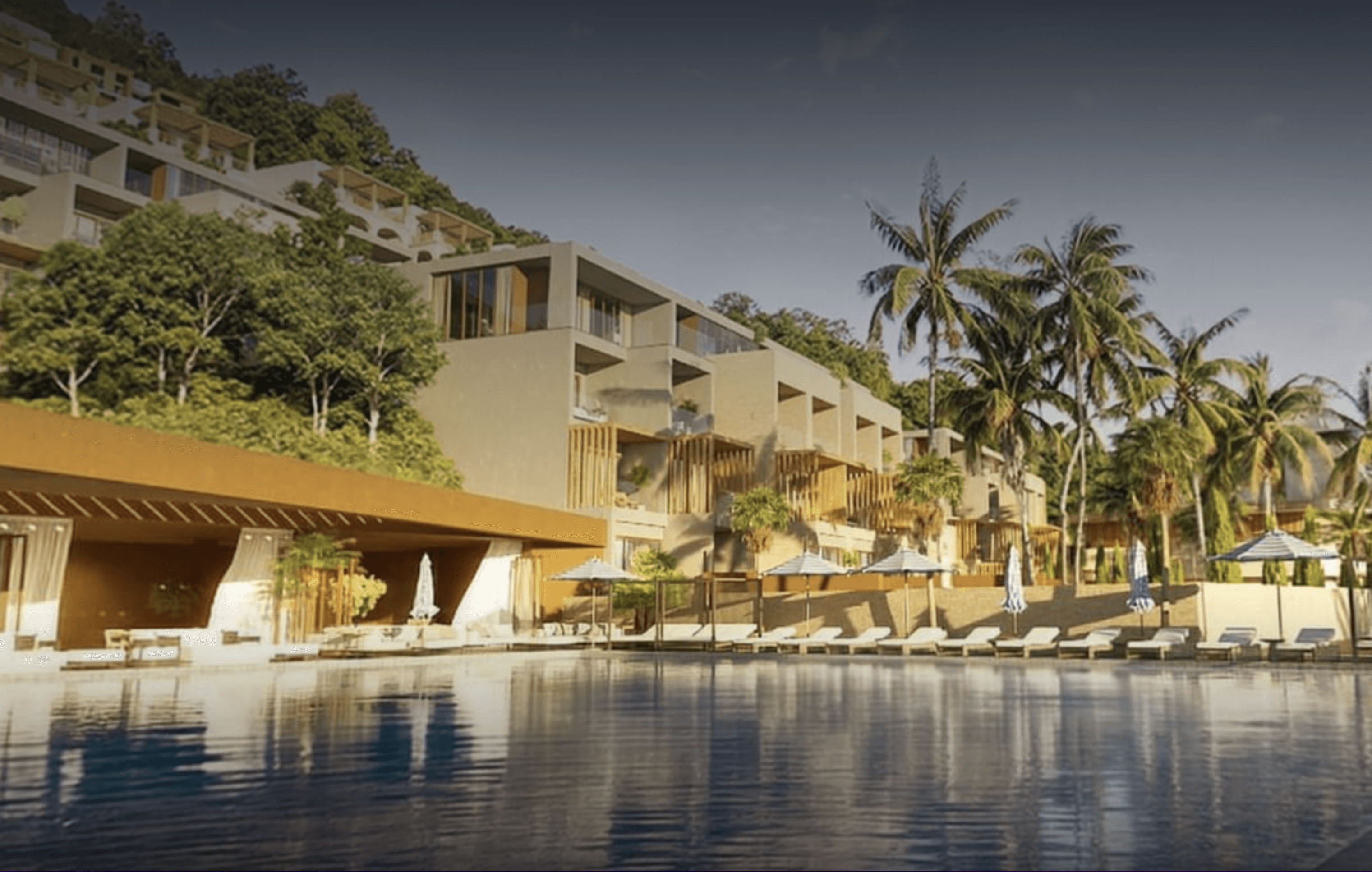 Apartments and villas in luxury resort on the seaside 5
