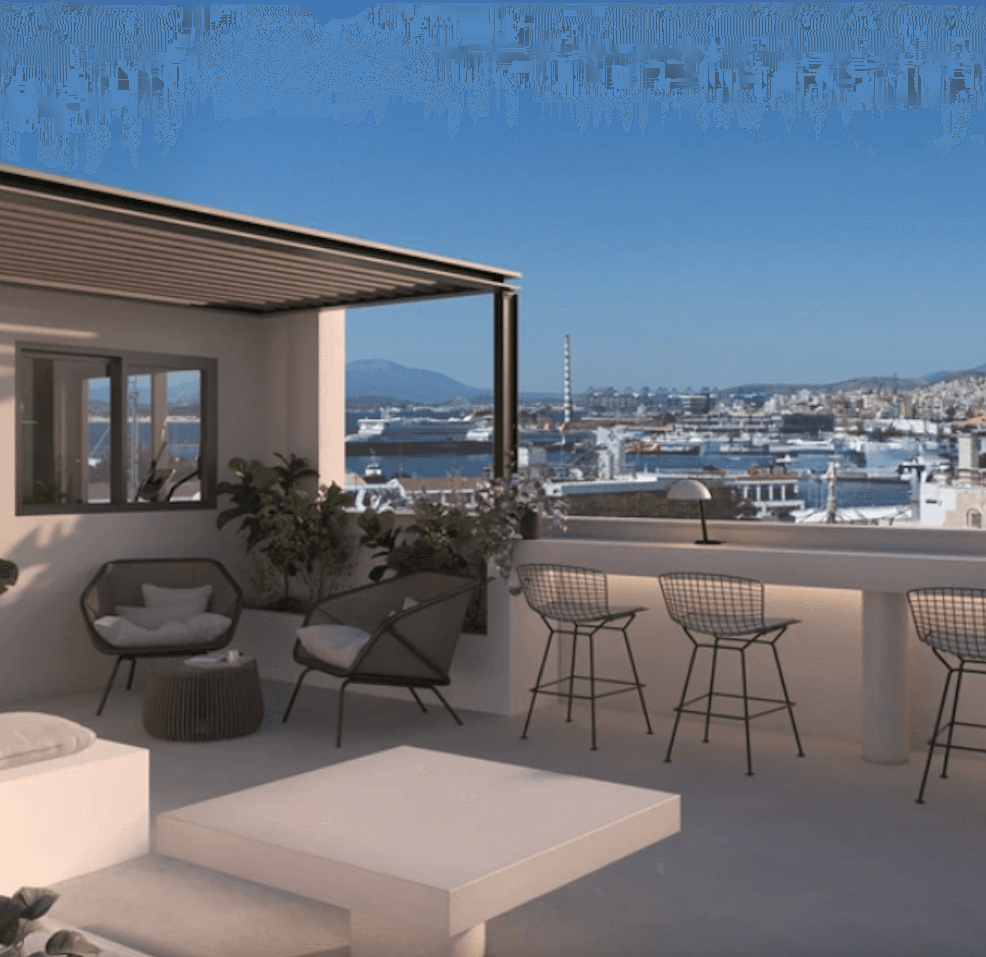 Modern apartments with roof terrace, Piraeus, Athens 4
