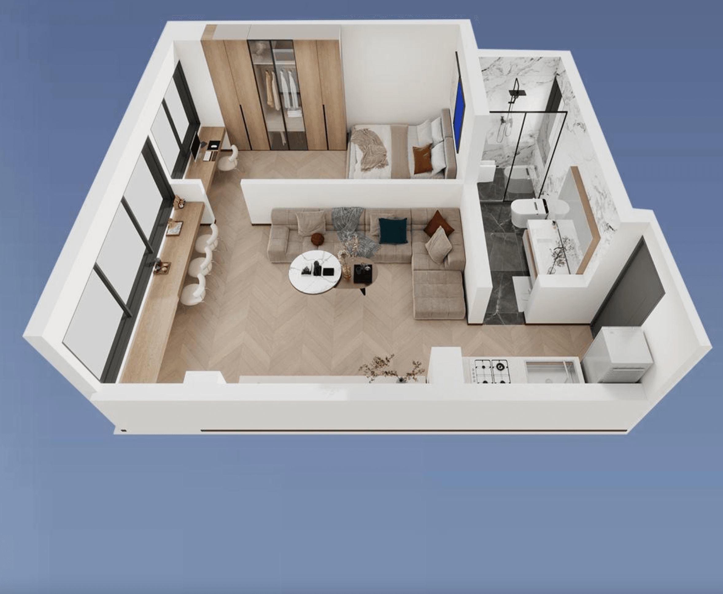 Modern apartments with guaranteed income, Kallithea, Athens 12