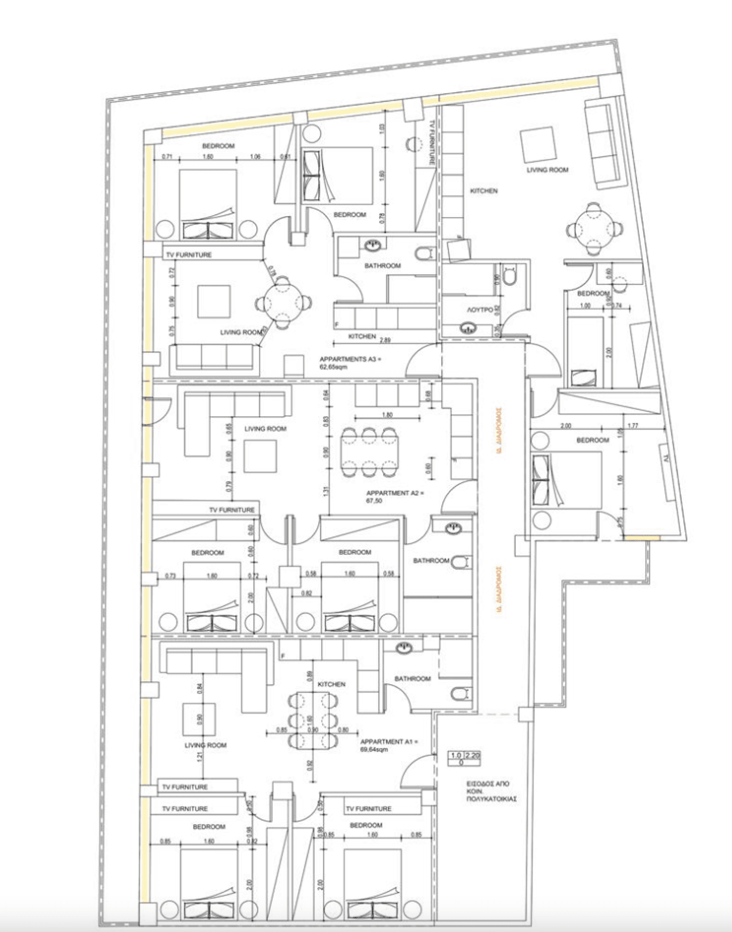 Modern apartments, Vyronas, Pangratti, Athens 7