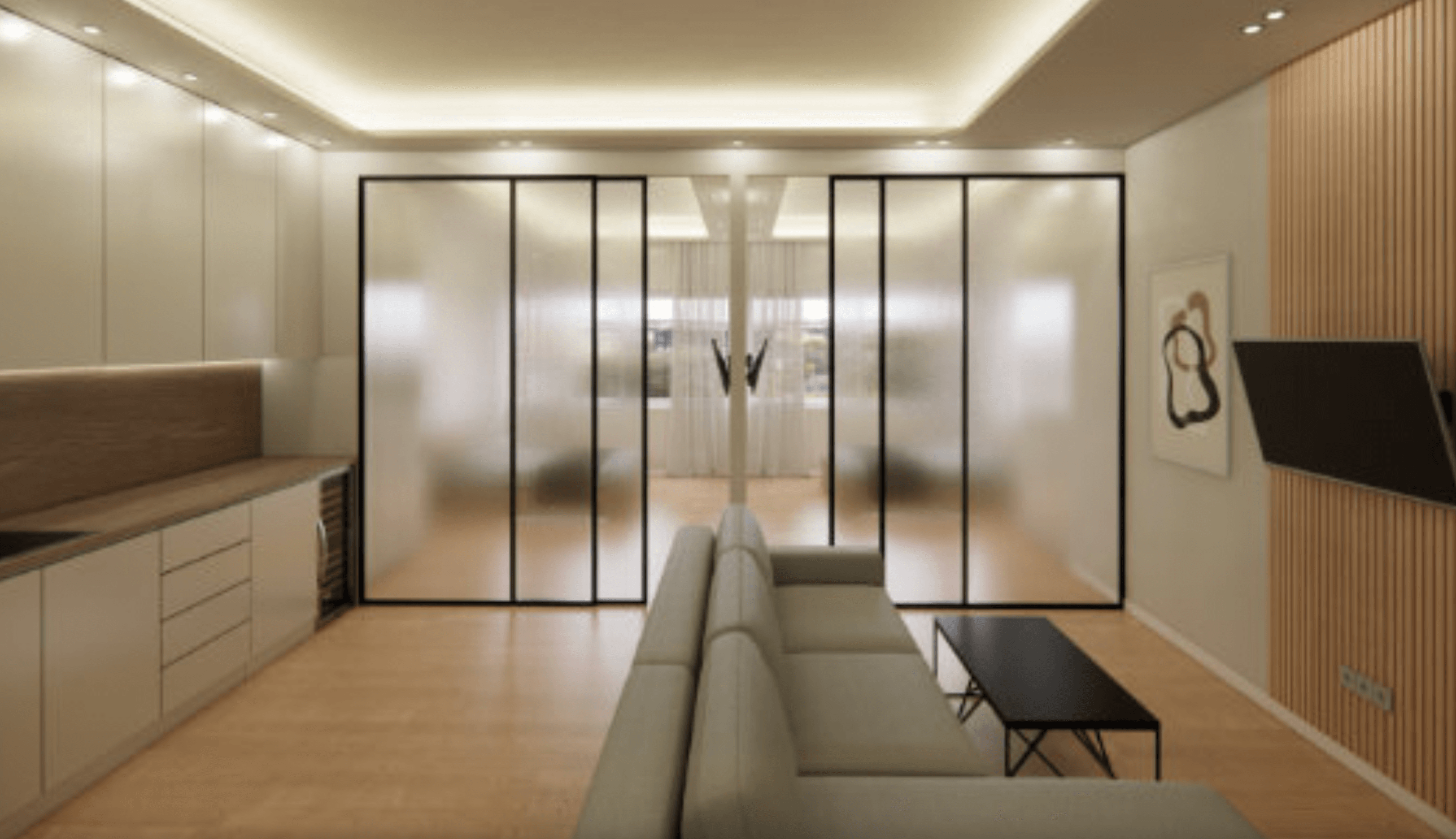 Apartments in minimalist style, Piraeus 1