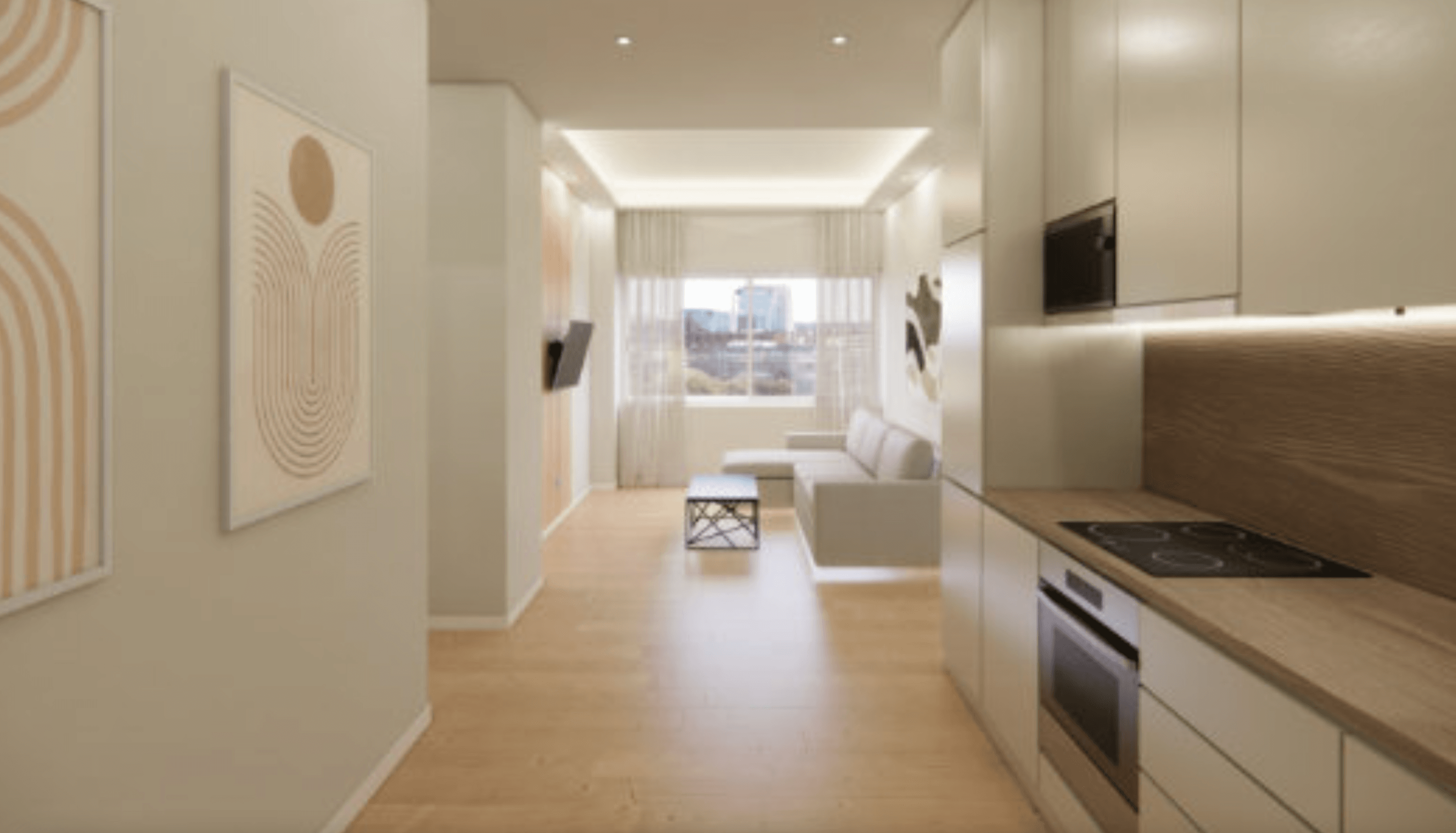 Apartments in minimalist style, Piraeus 5