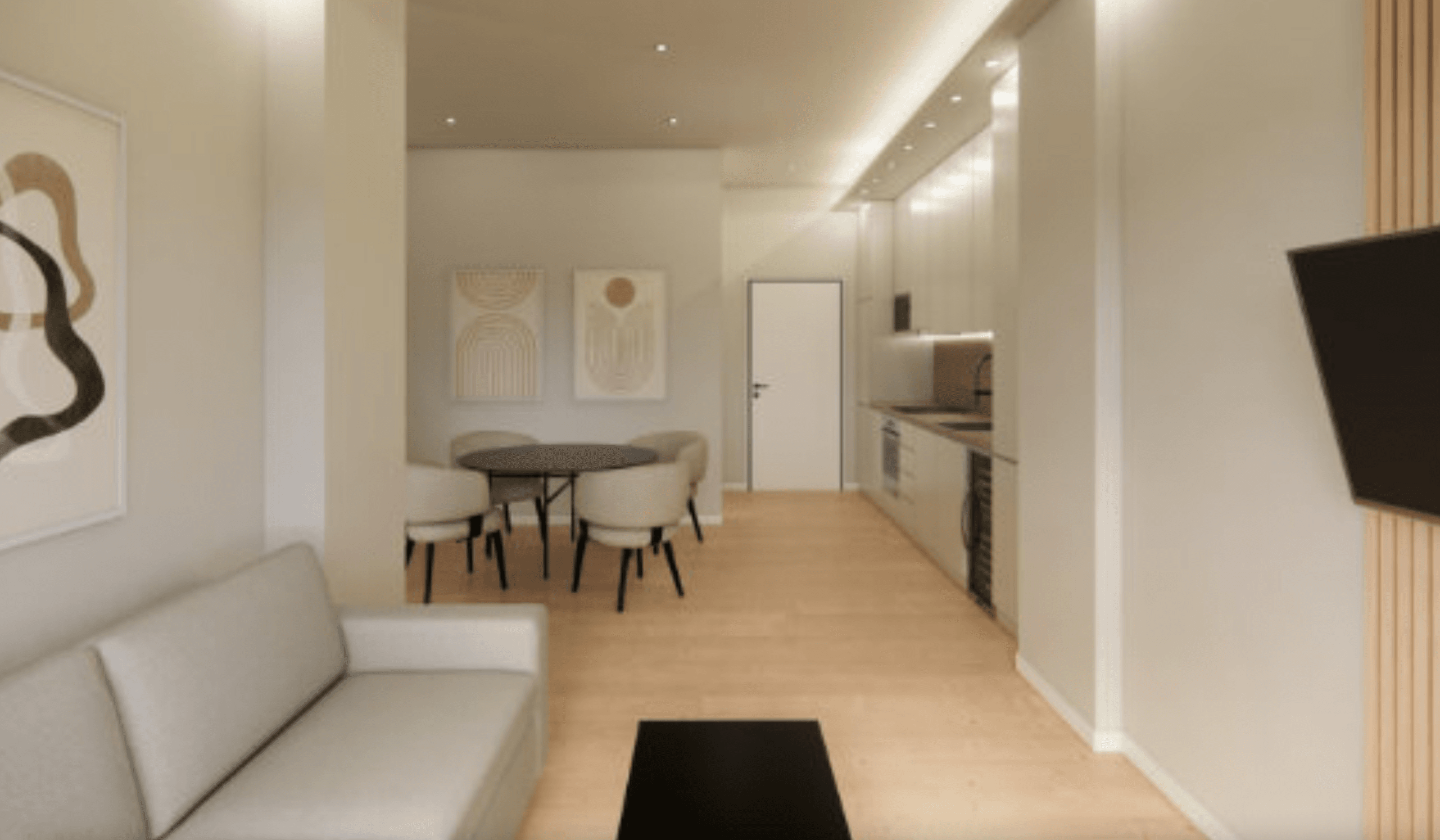 Apartments in minimalist style, Piraeus 2