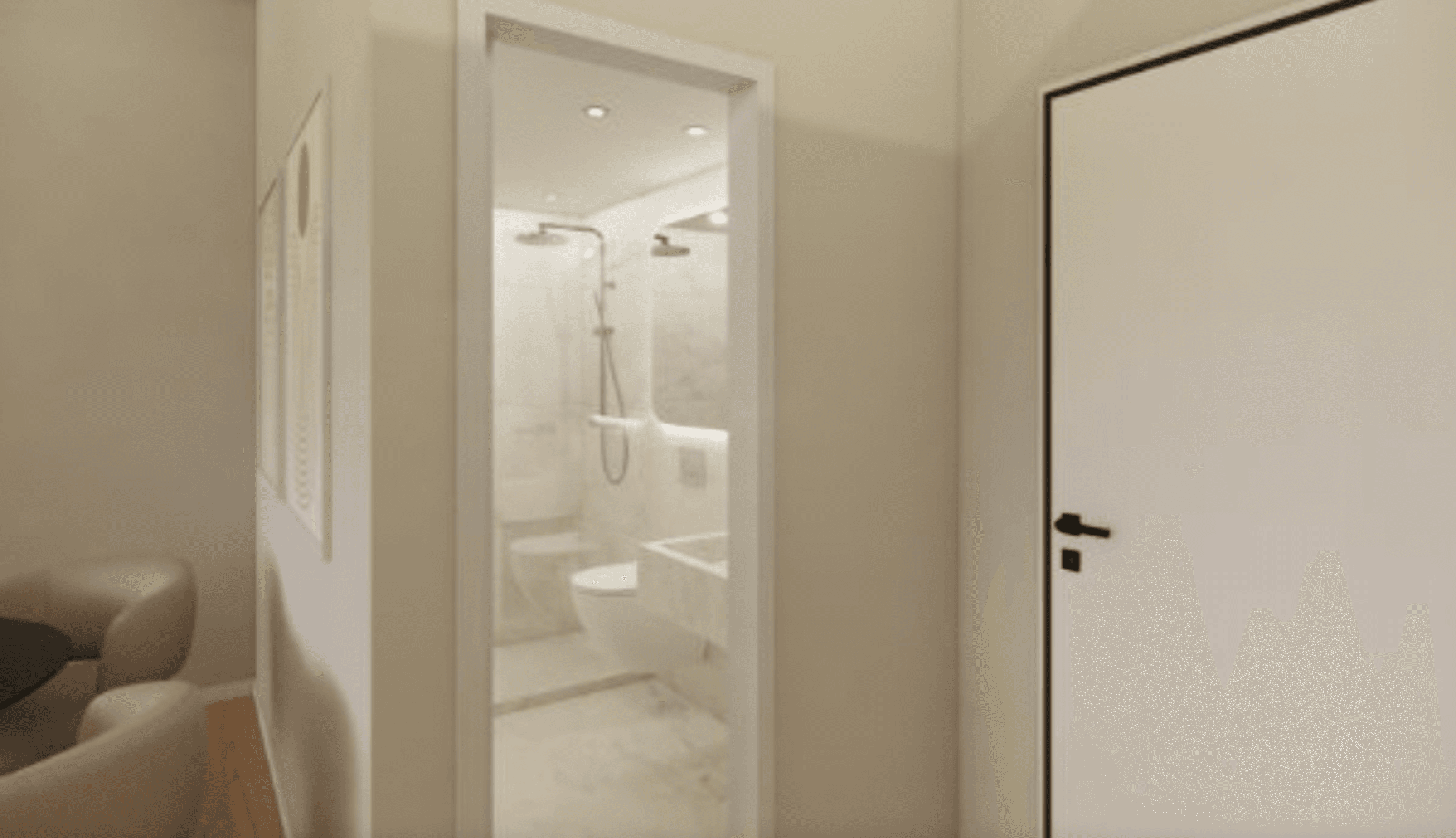Apartments in minimalist style, Piraeus 11