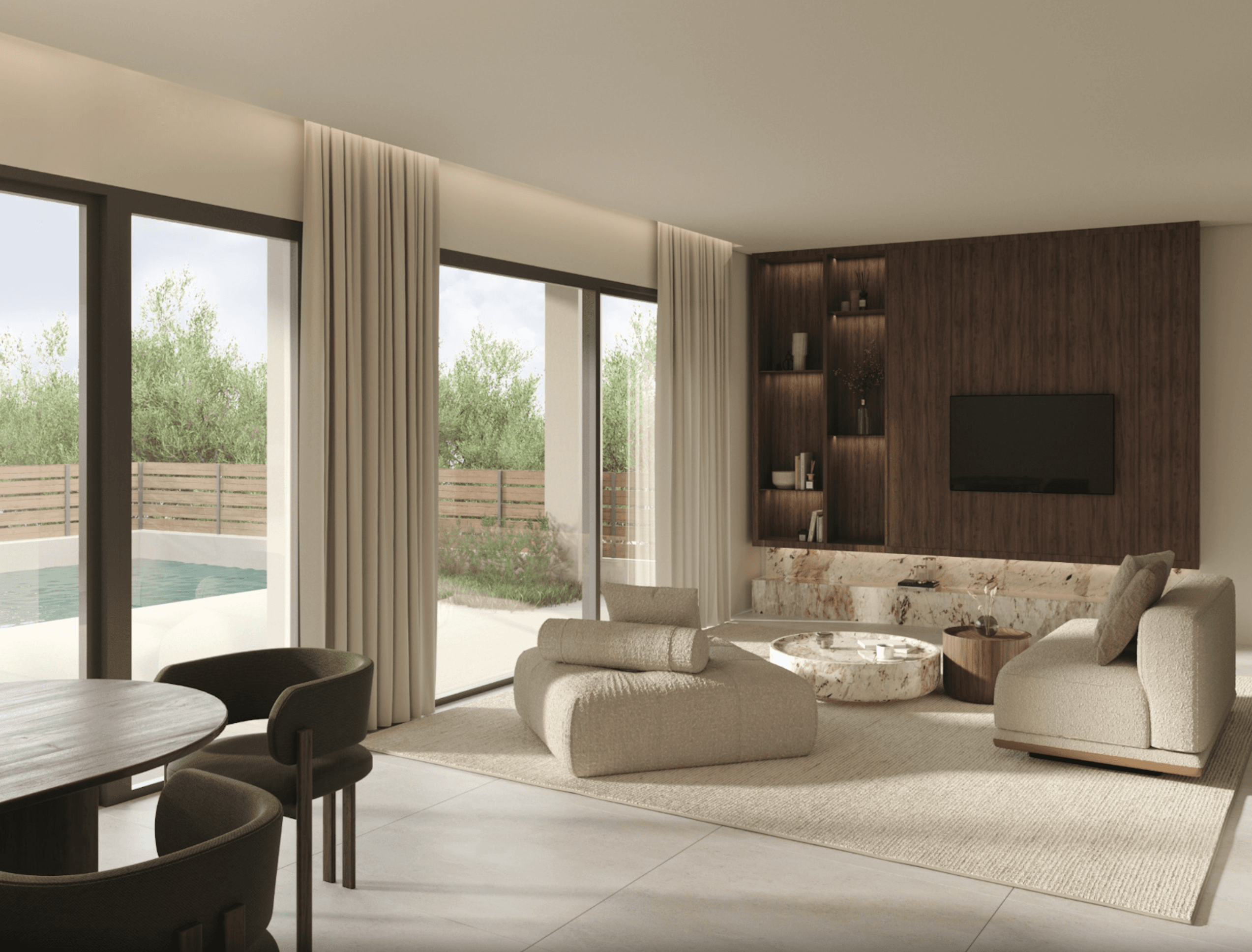 House with swimming pool, Kantia, Asini 3