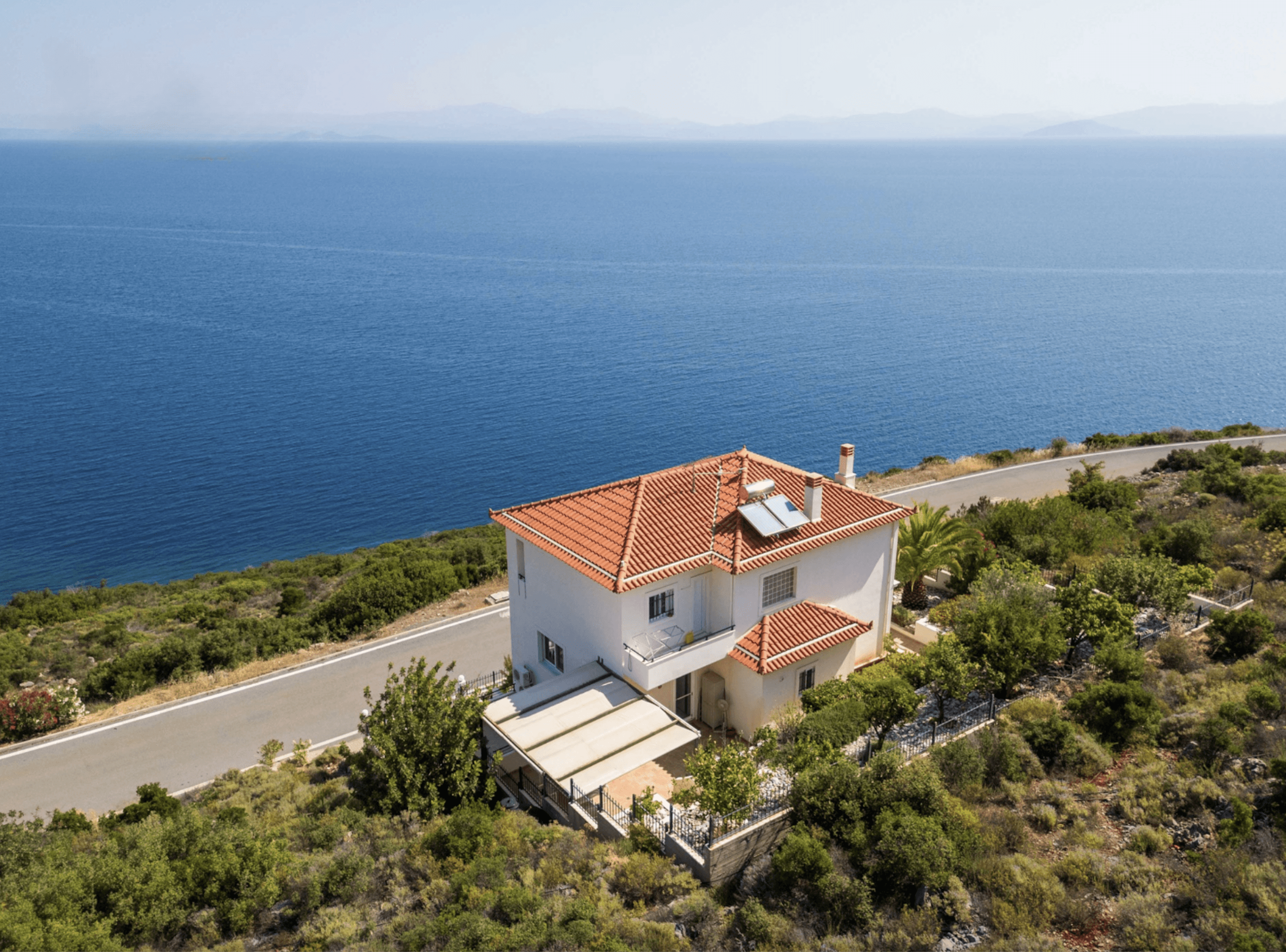 Villa with sea view, Astros 3