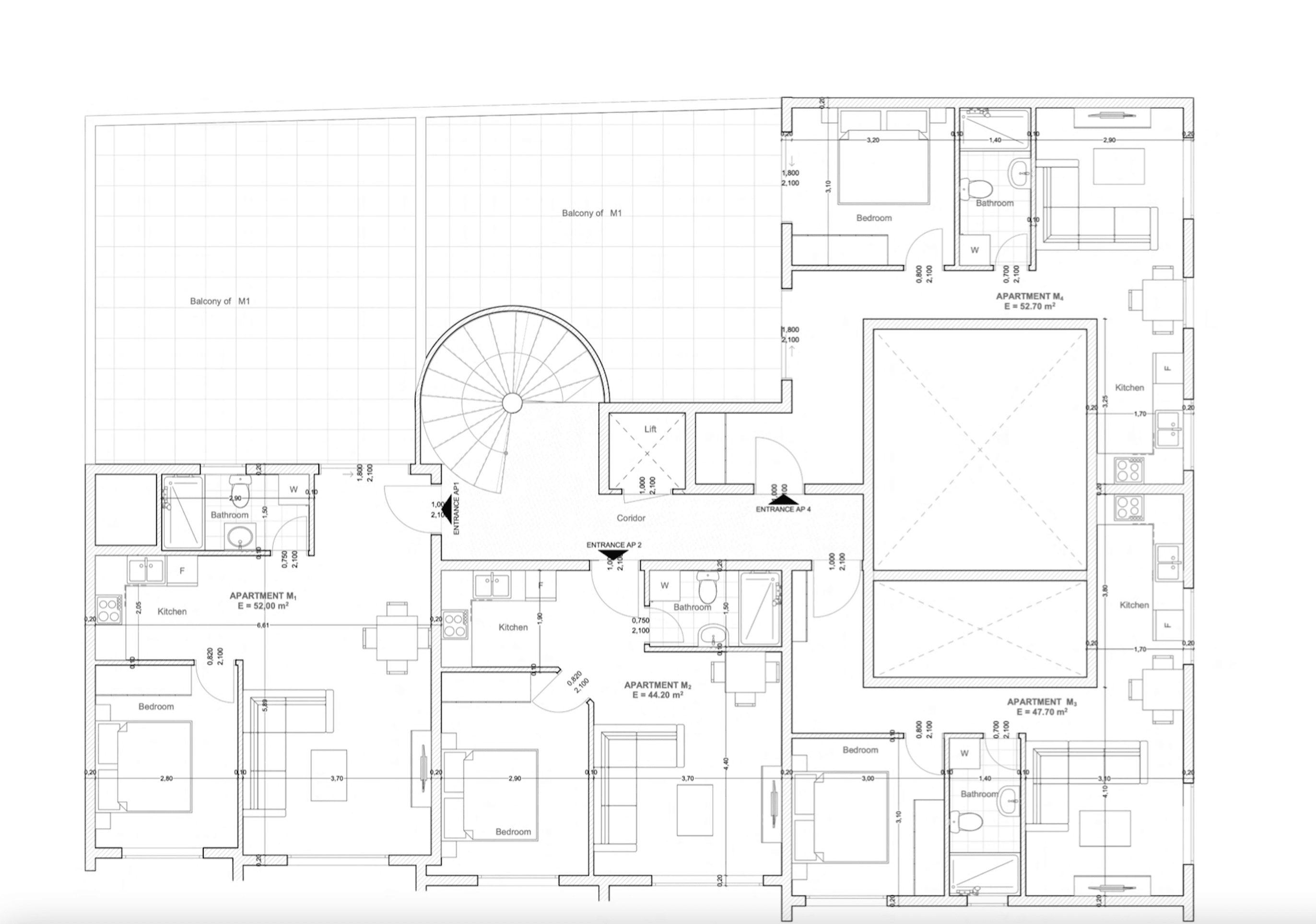 Stylish apartments, Kiato 10