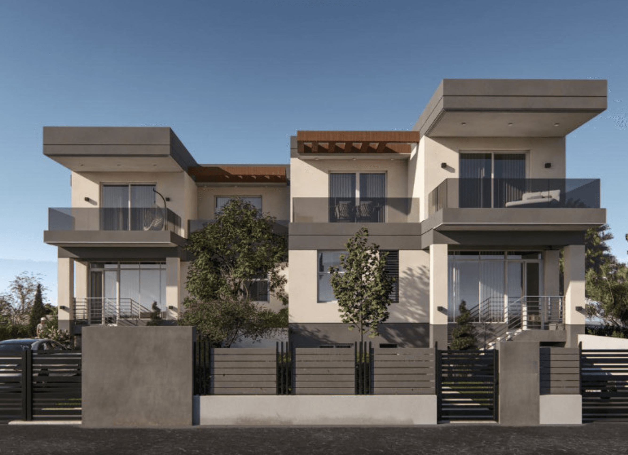 Twin villas with sea view, Loutraki 2