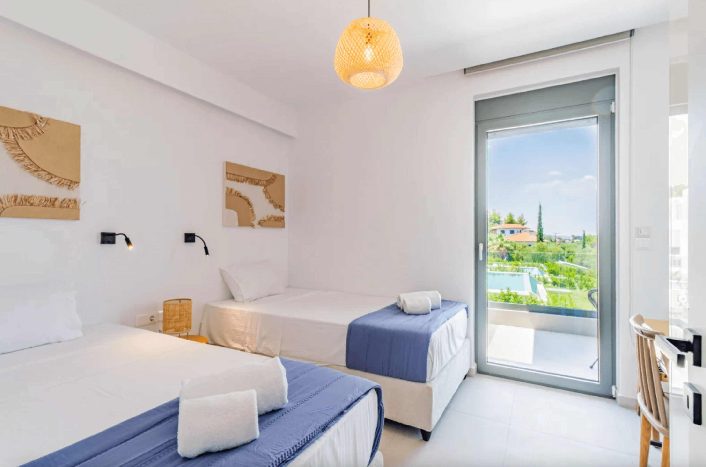 Villa with pool view, Pefkochori 8