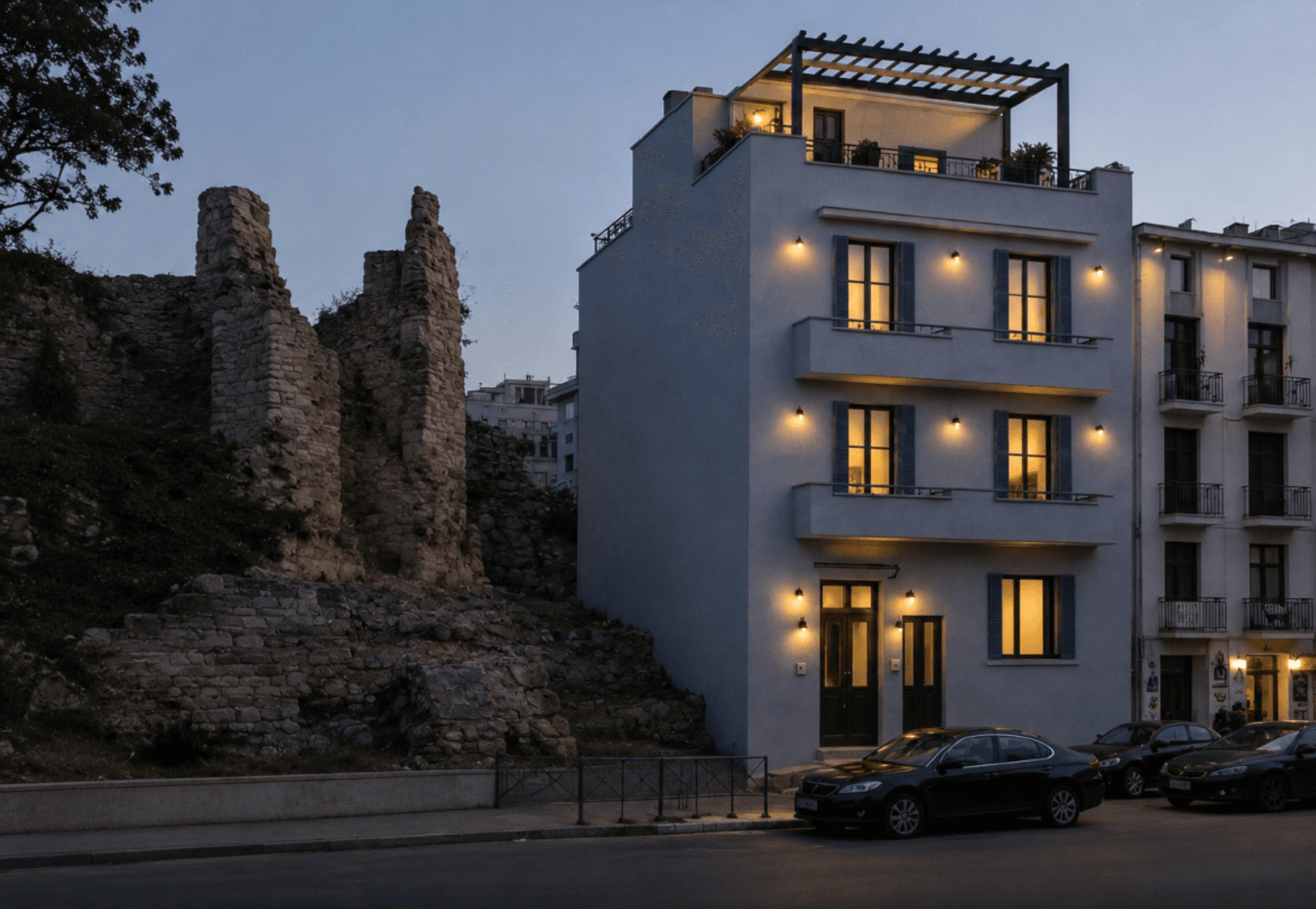 Стильные апартаменты, Вардарис, Салоники 1