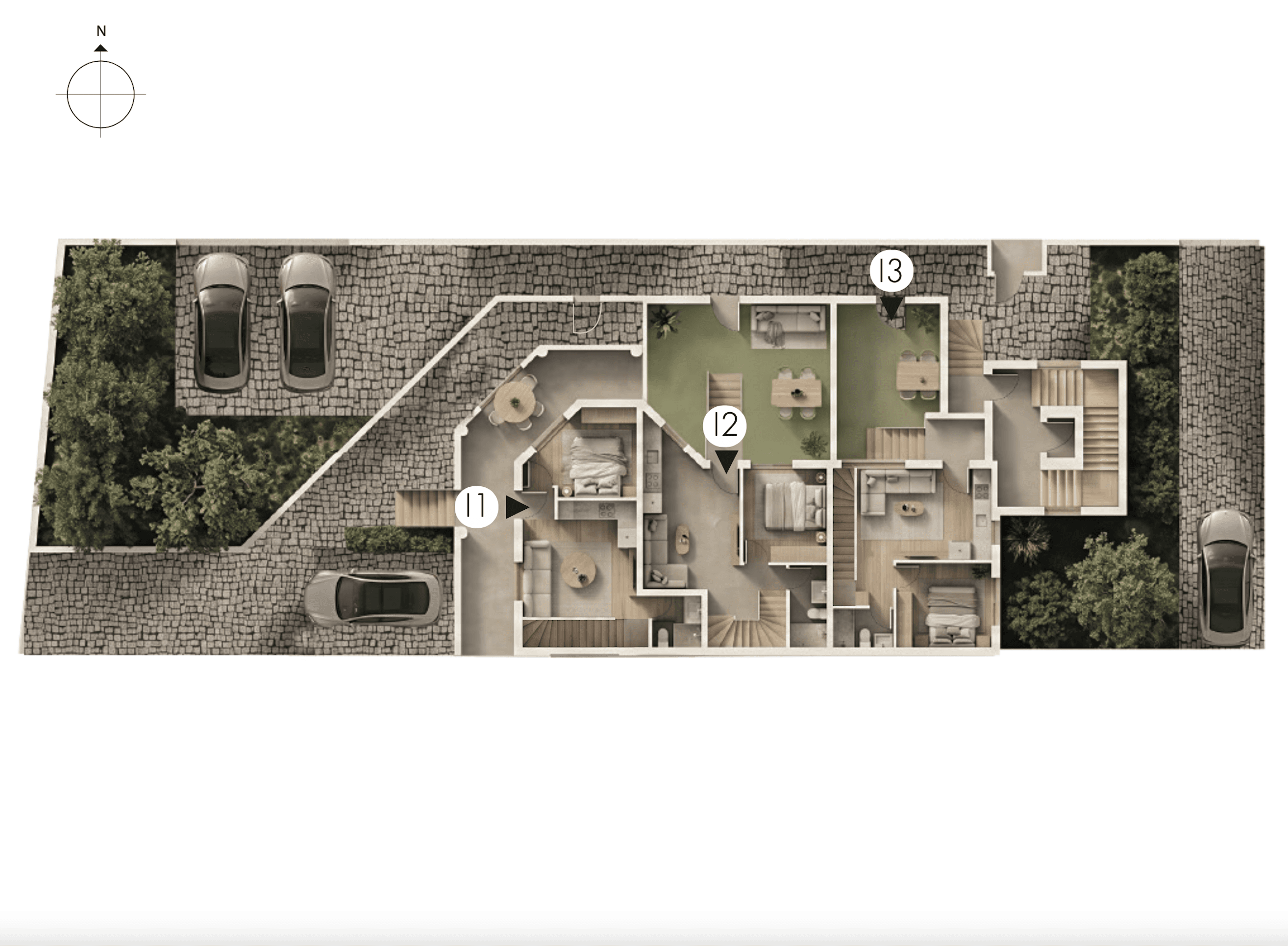 Elegant and stylish maisonette, Artemida 9