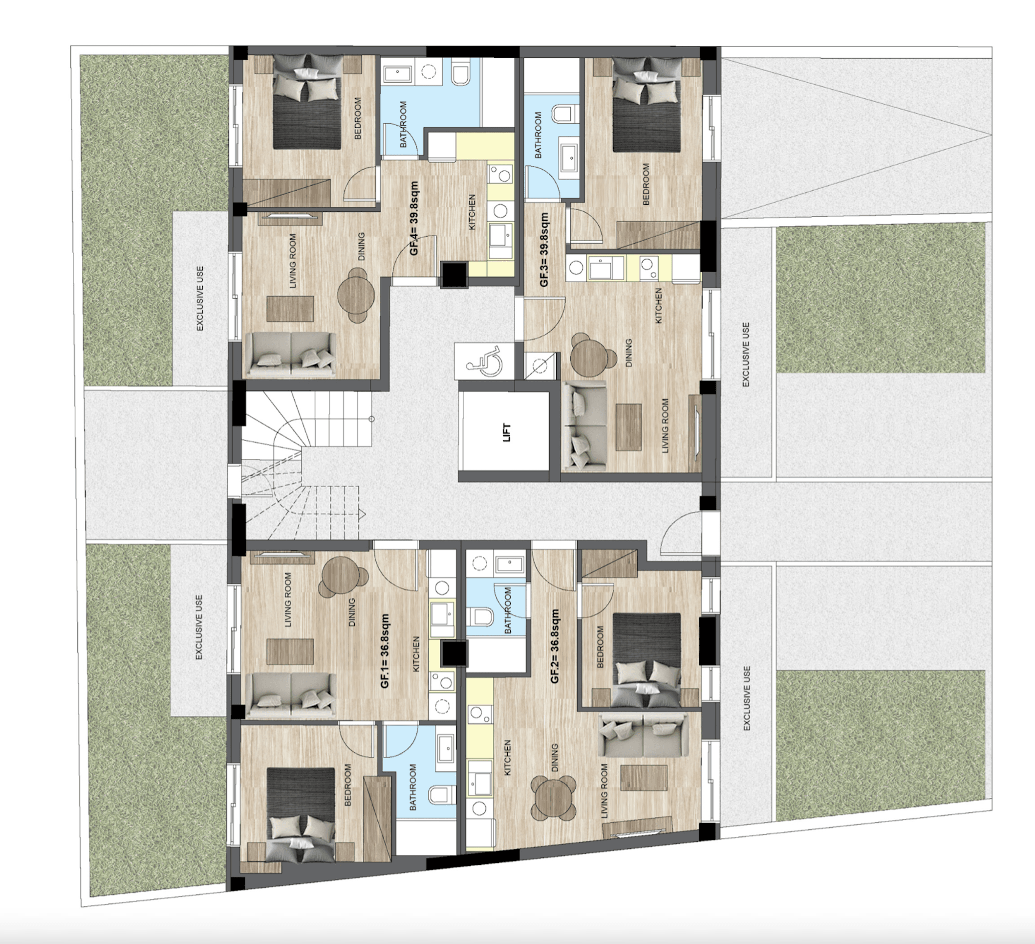 Comfortable apartments in minimalist style, Kallithea, Athens 5