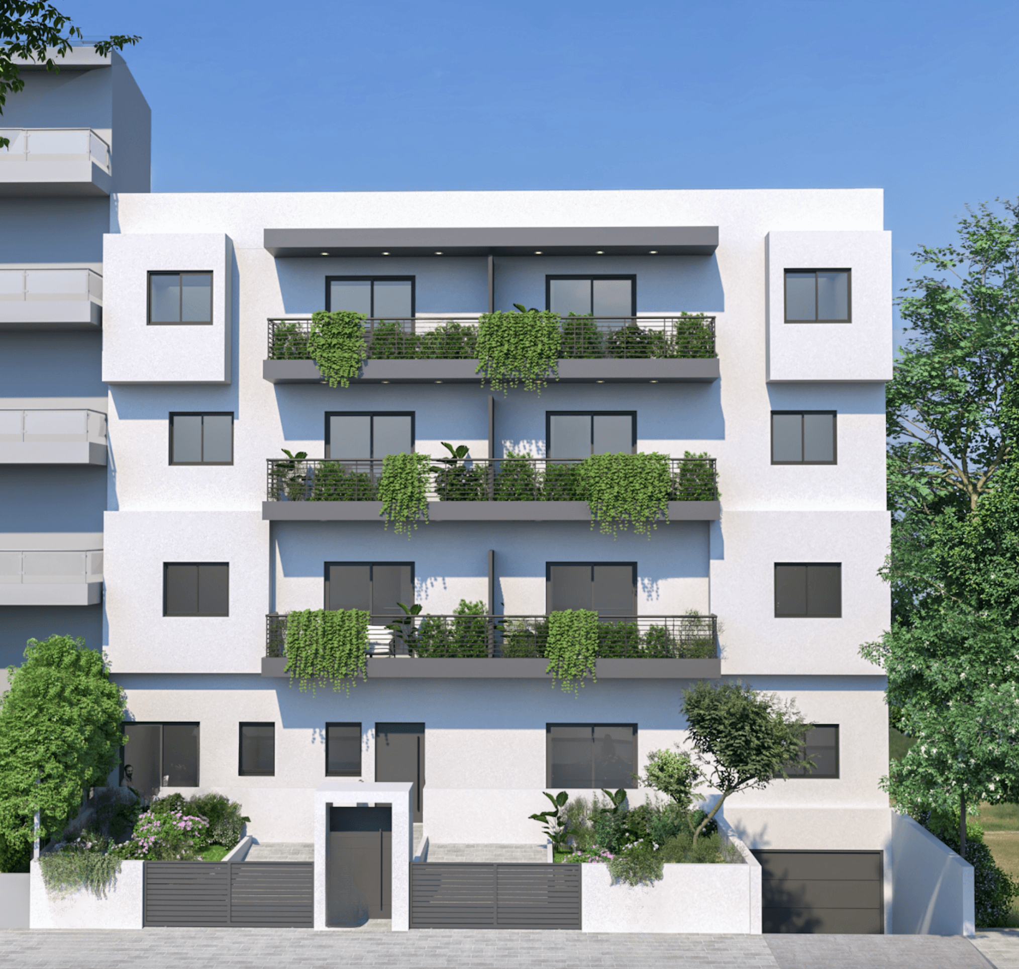 Comfortable apartments in minimalist style, Kallithea, Athens 2