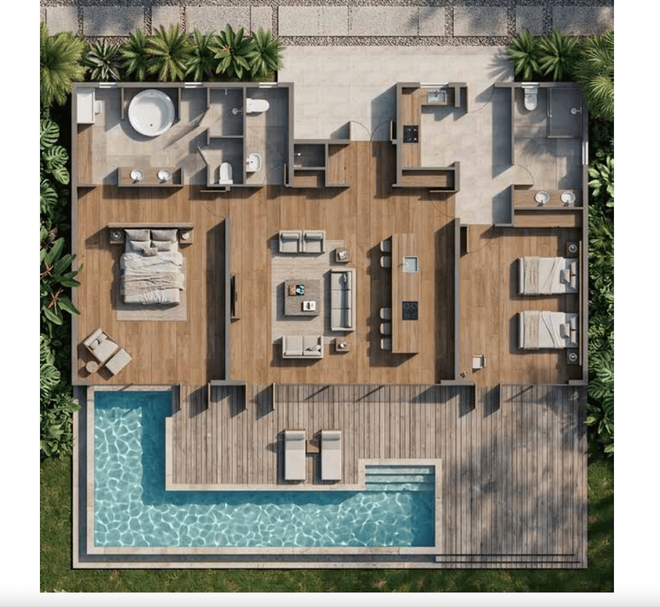 Share in resort with sea view, Saint Philip 8