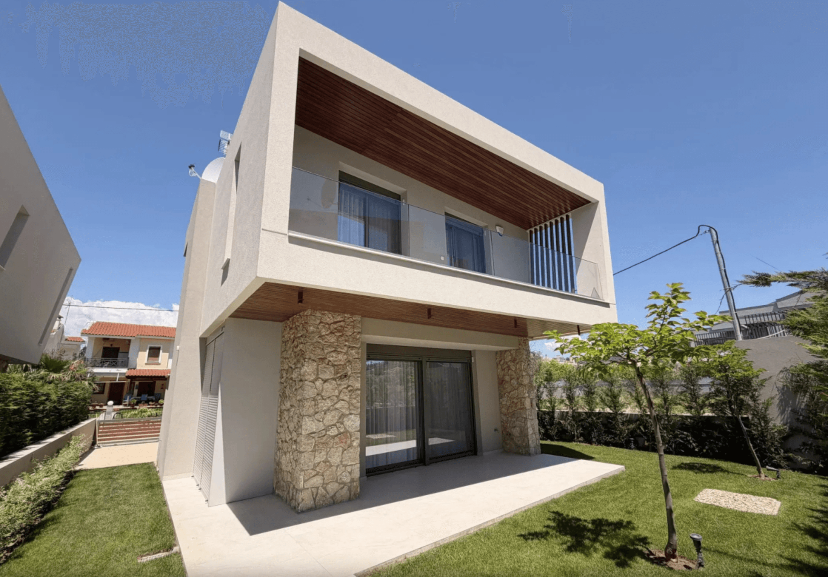 Stylish villa with garden, Nikiti 2