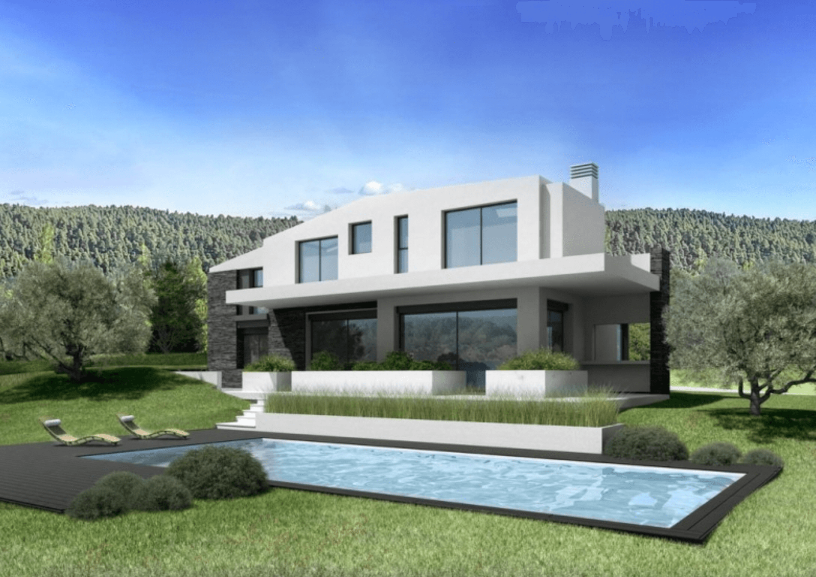 Villa with panoramic view, Elani 14