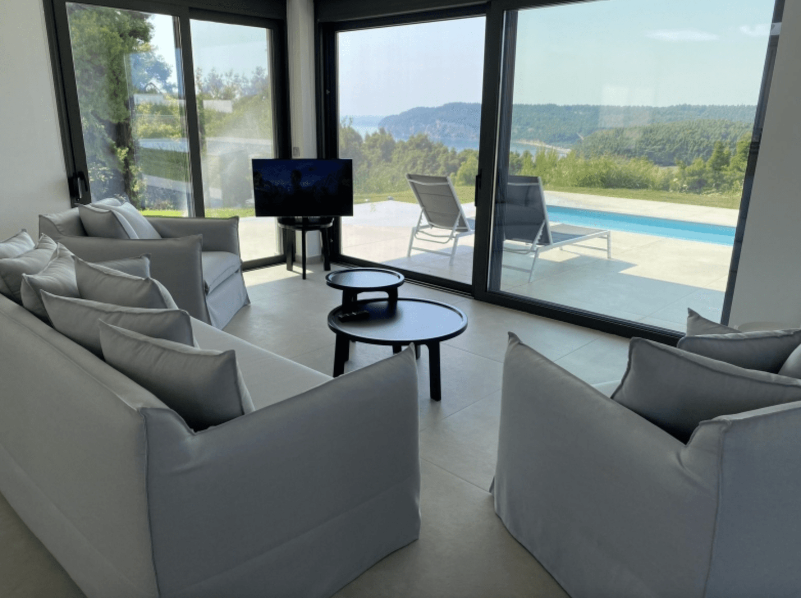 Villa with panoramic view, Elani 6