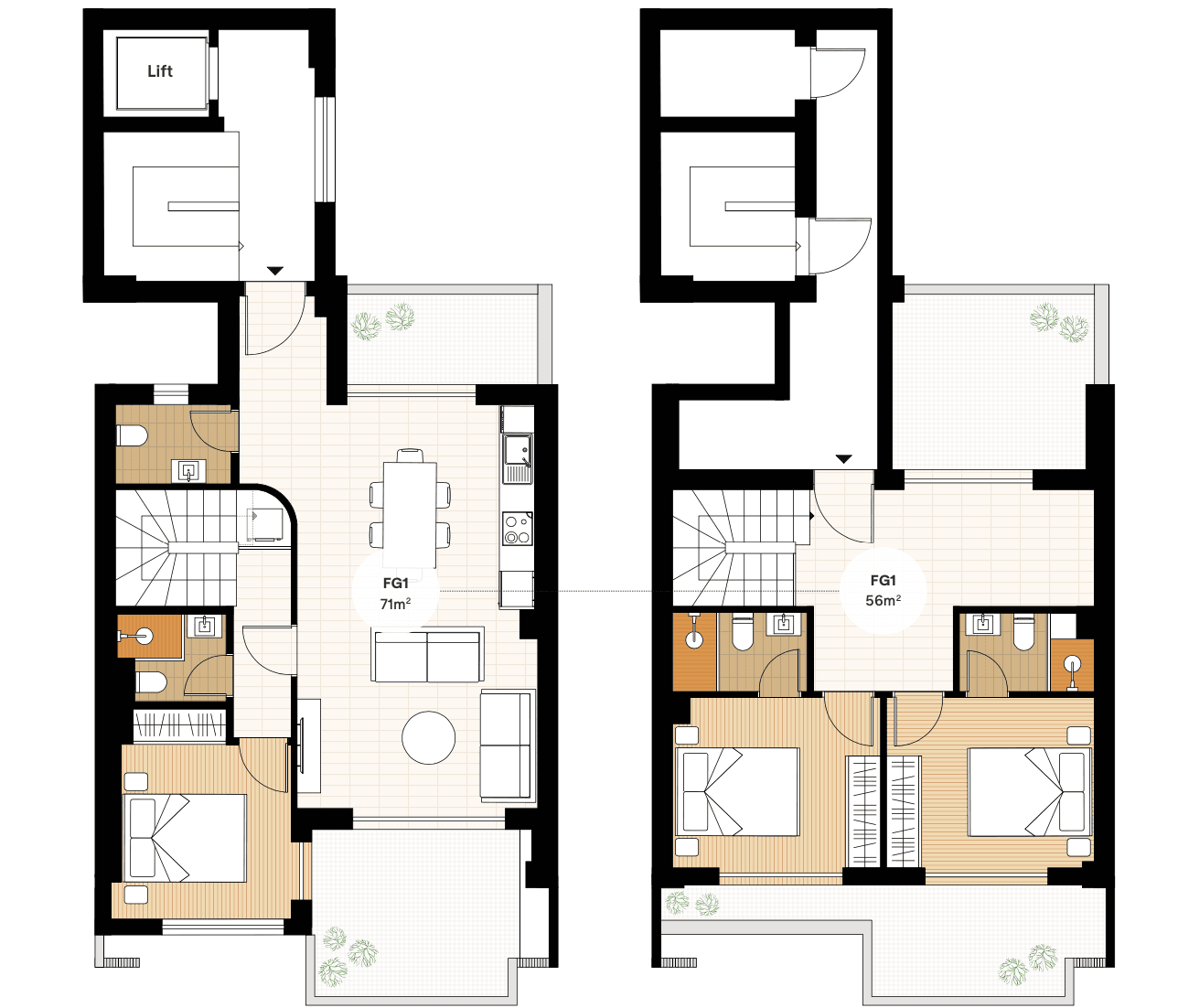 Stylish apartments and duplexes, Kallithea, Athens 4