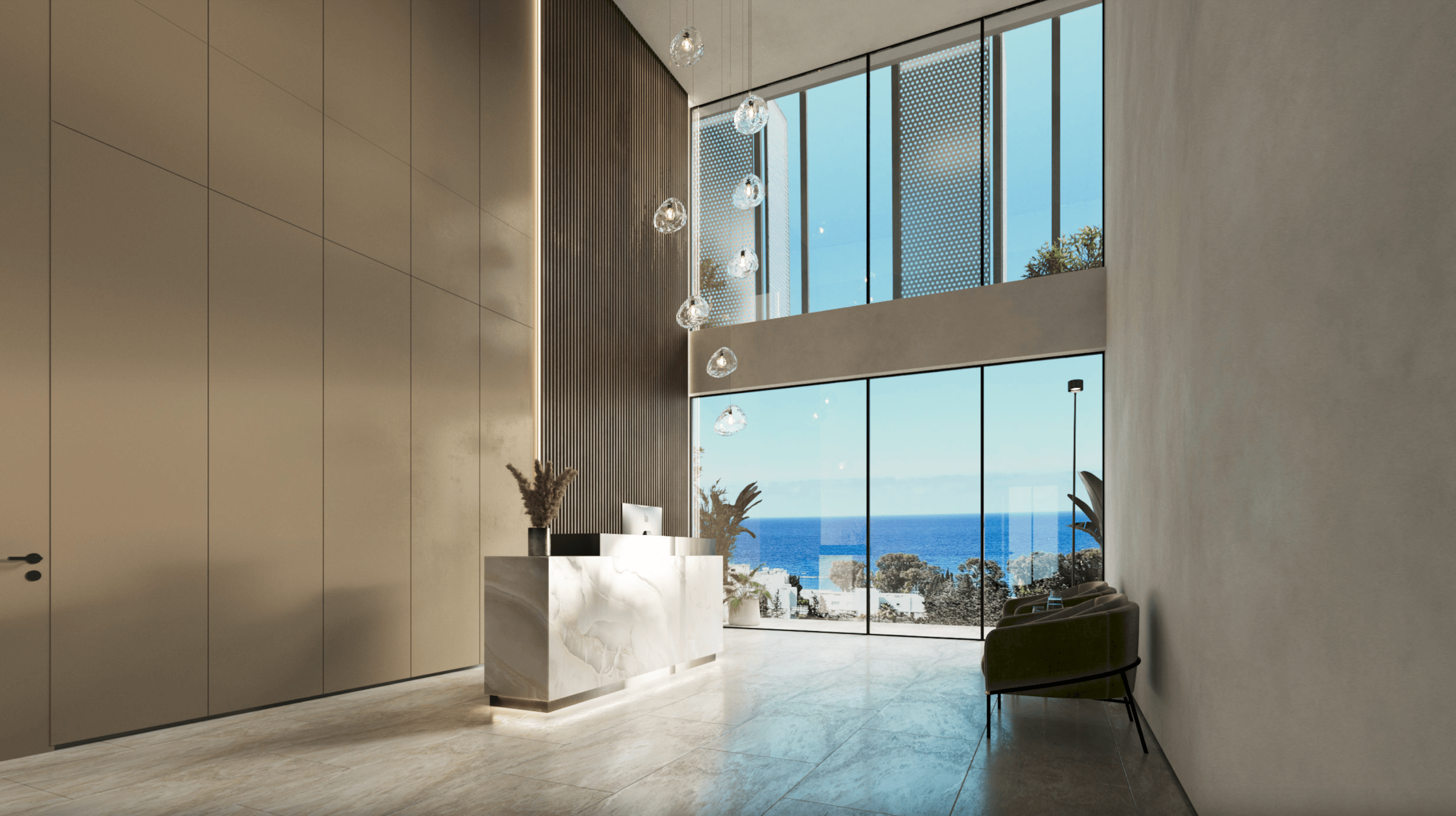 Apartments in minimalist style, Mouttagiaka, Limassol 1