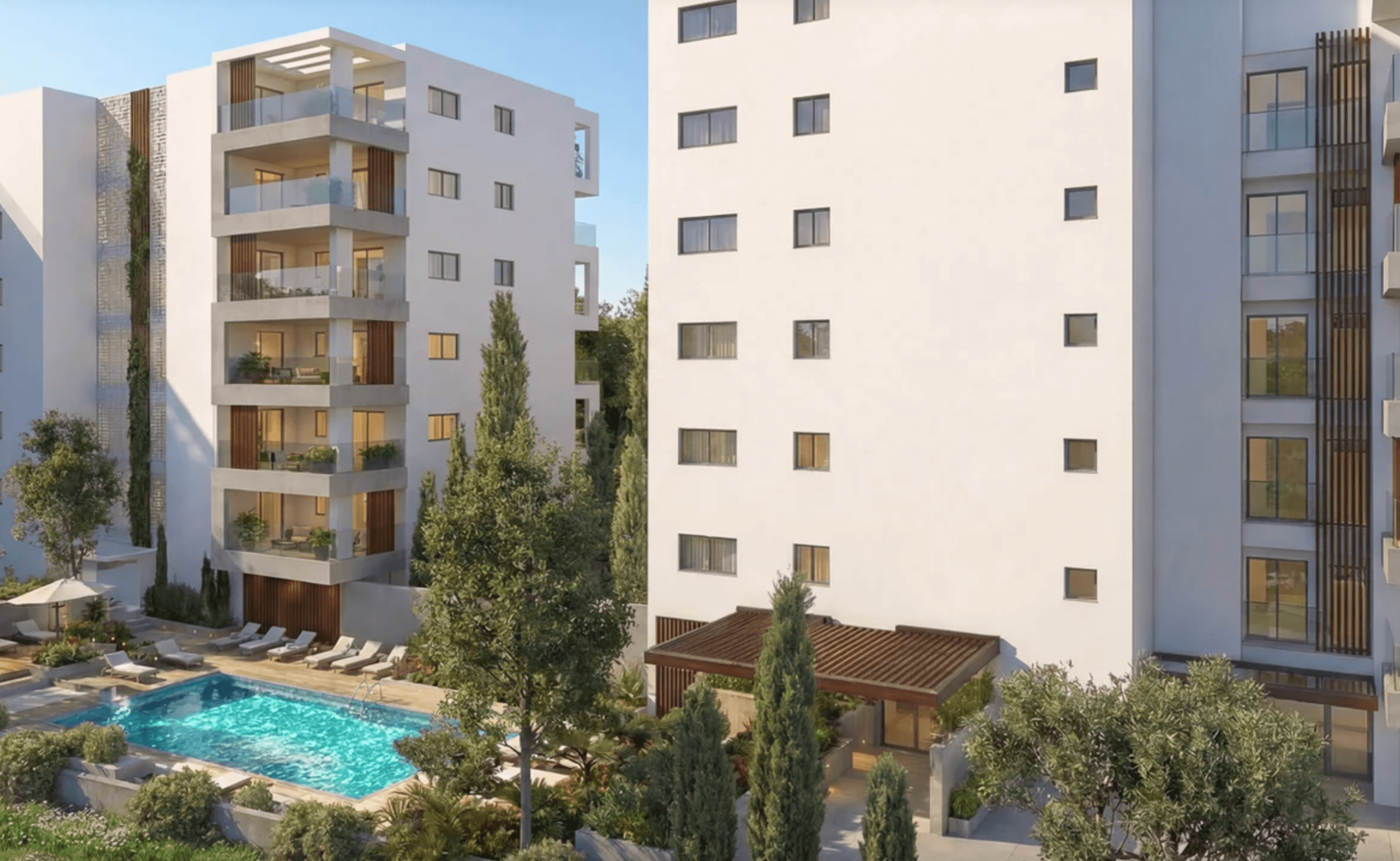 Apartments with swimming pool, center of Paphos 4